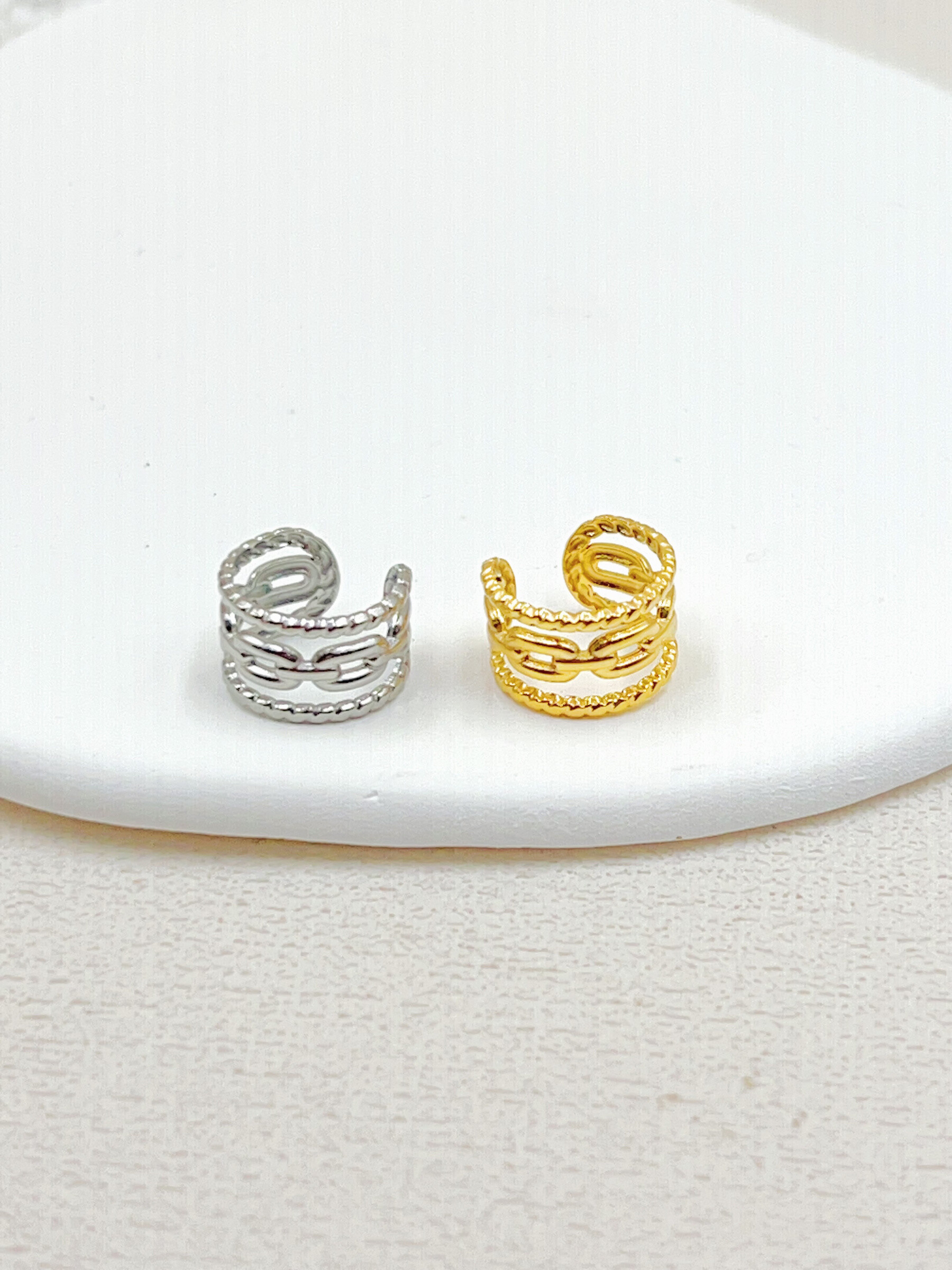 Mayorista WEC Bijoux - EAR Cuff DE ACERO INOXIDABLE