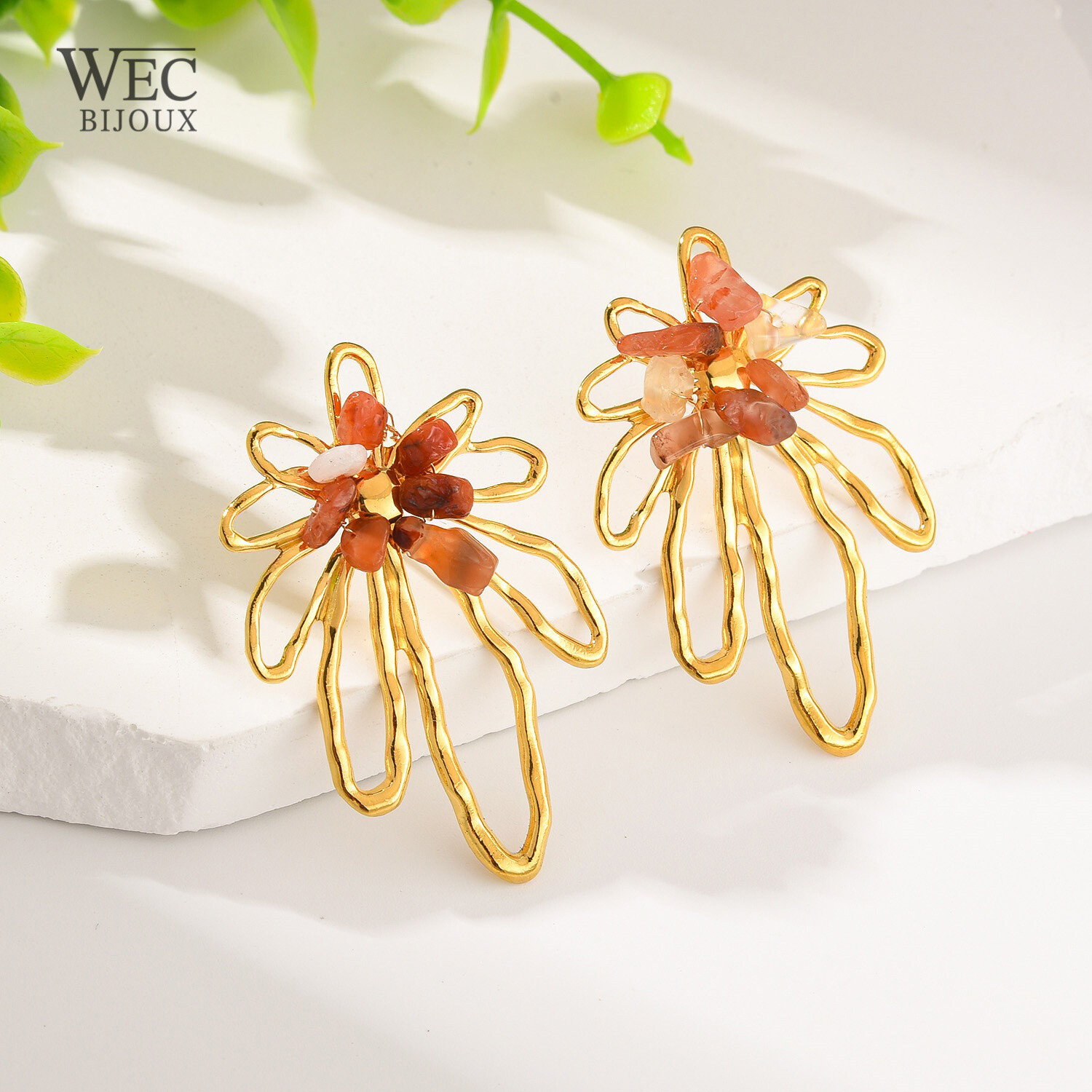 Grossiste WEC Bijoux - BOUCLES D'OREILLES EN ACIER INOXYDABLE