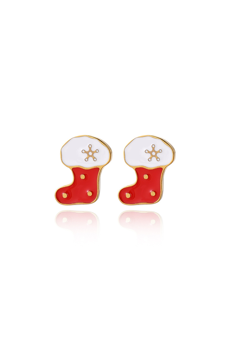 Wholesaler WEC - Stainless steel sock earrings