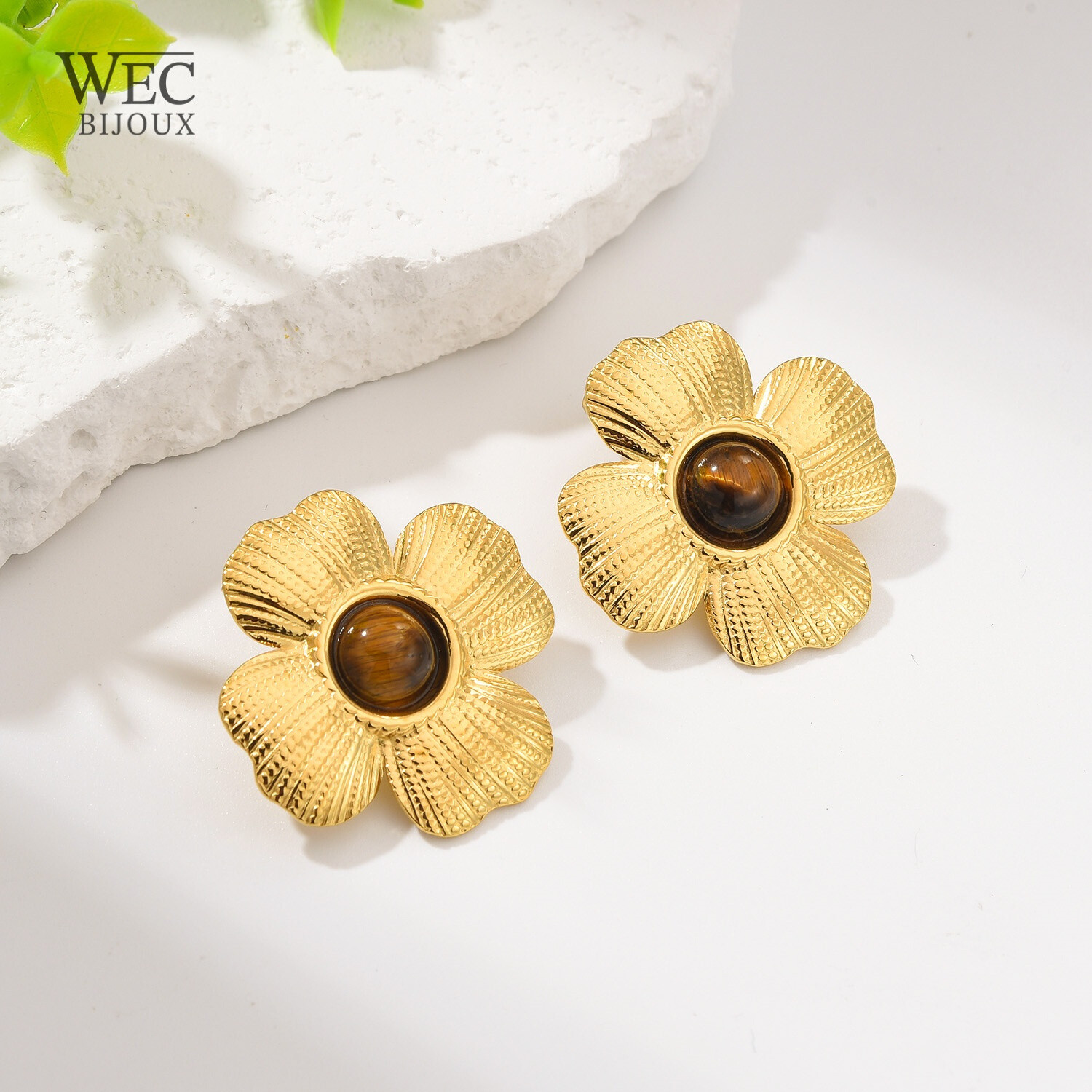 Grossiste WEC Bijoux - BOUCLES D'OREILLES EN ACIER INOXYDABLE