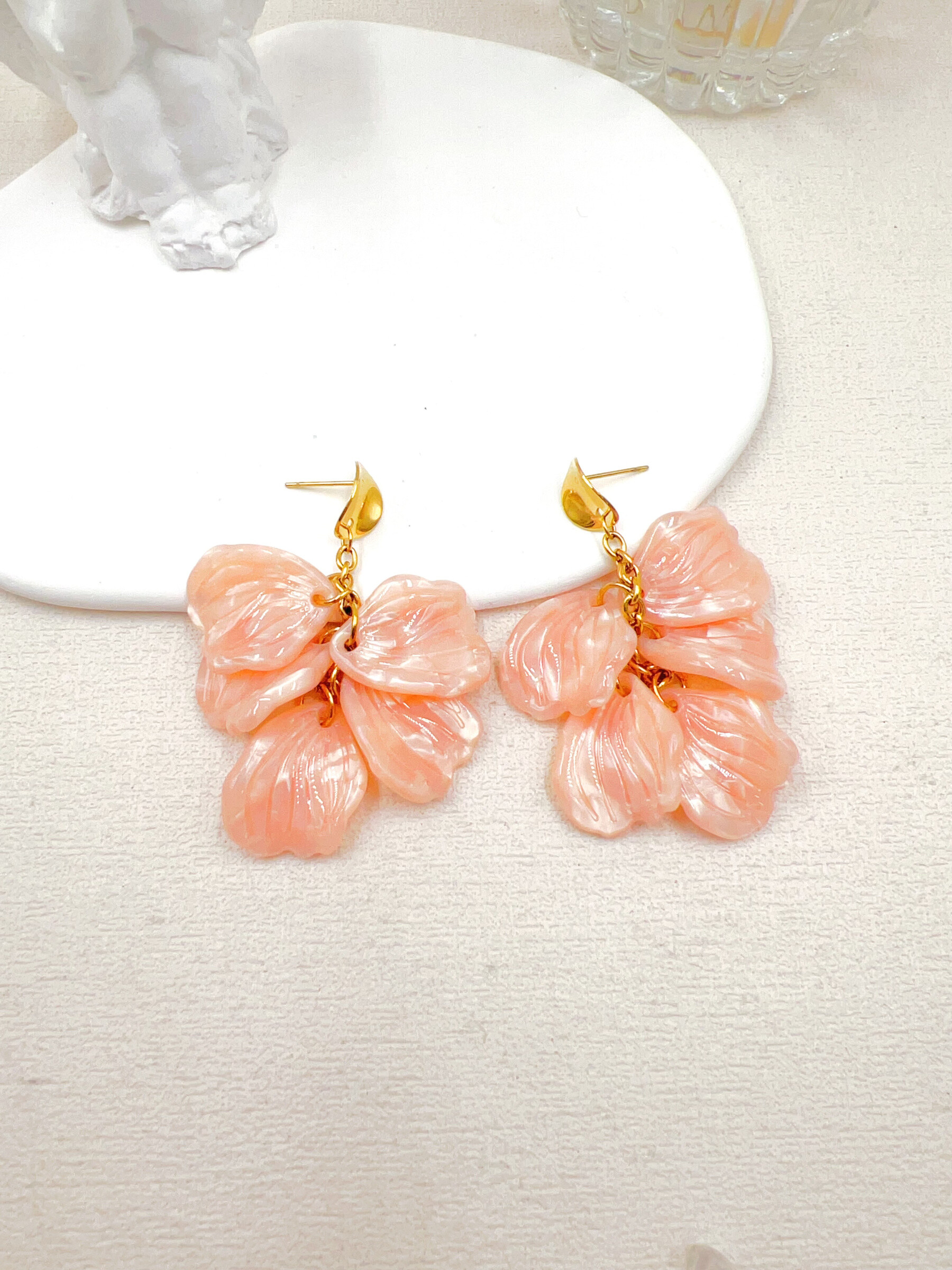 Mayorista WEC Bijoux - Pendientes de acero inoxidable, resina