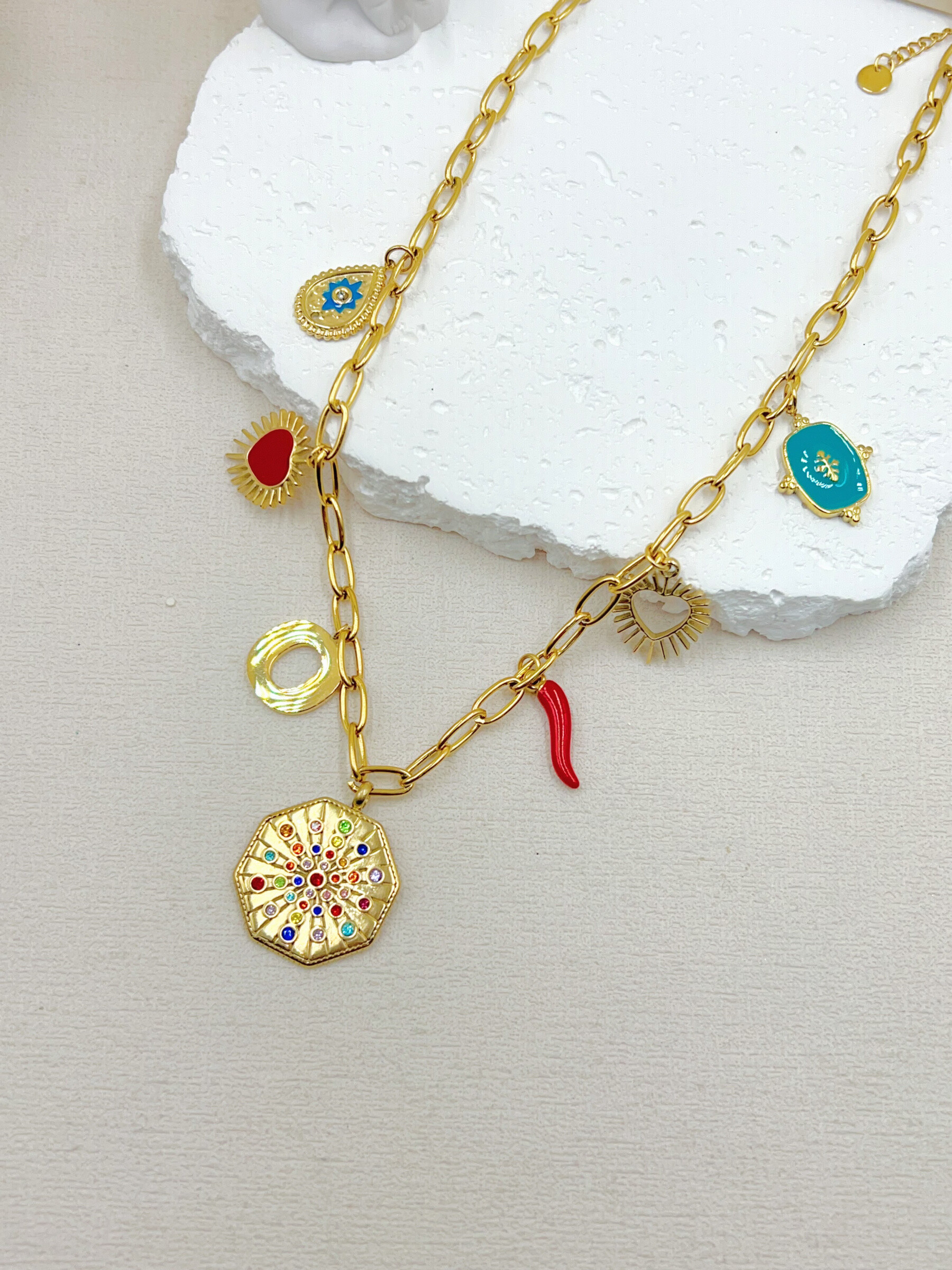 Mayorista WEC Bijoux - Collar de acero inoxidable