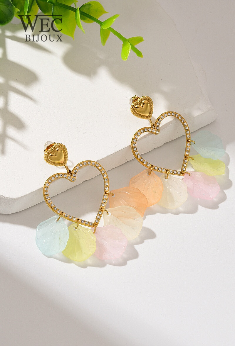 Wholesaler WEC Bijoux - STAINLESS STEEL EARRINGS