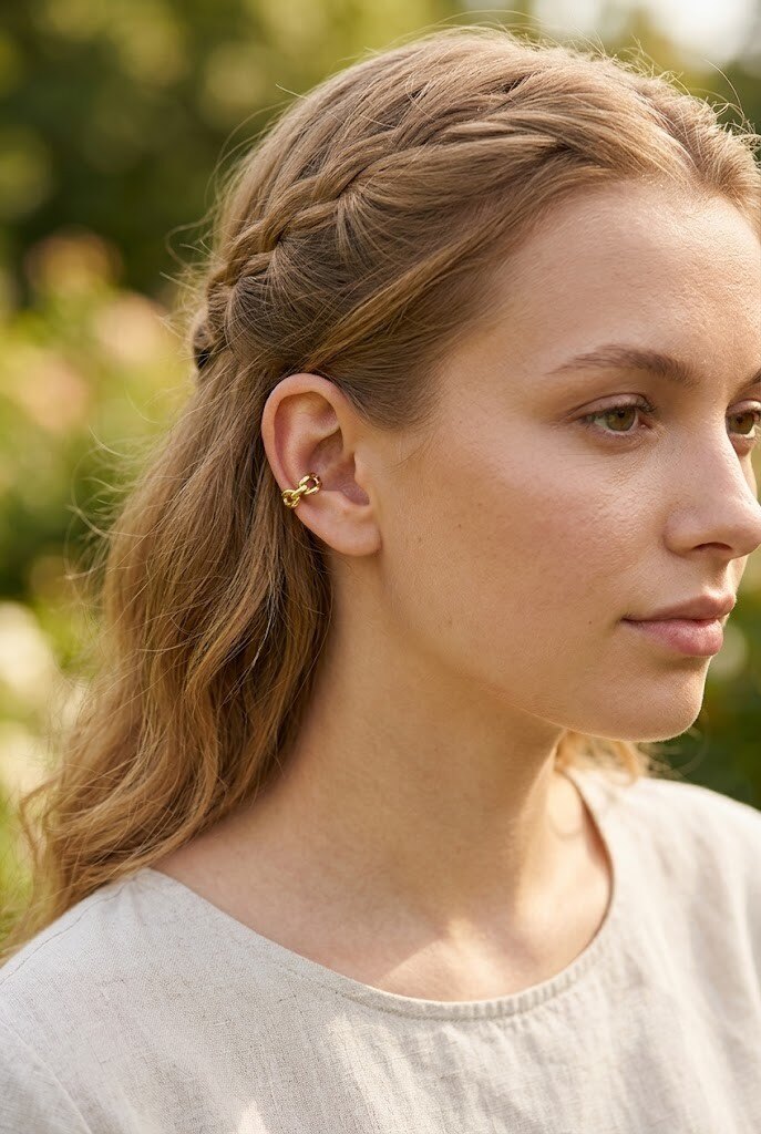 Grossiste WEC Bijoux - Earcuffs Maillons Gourmette En Acier Inoxydable