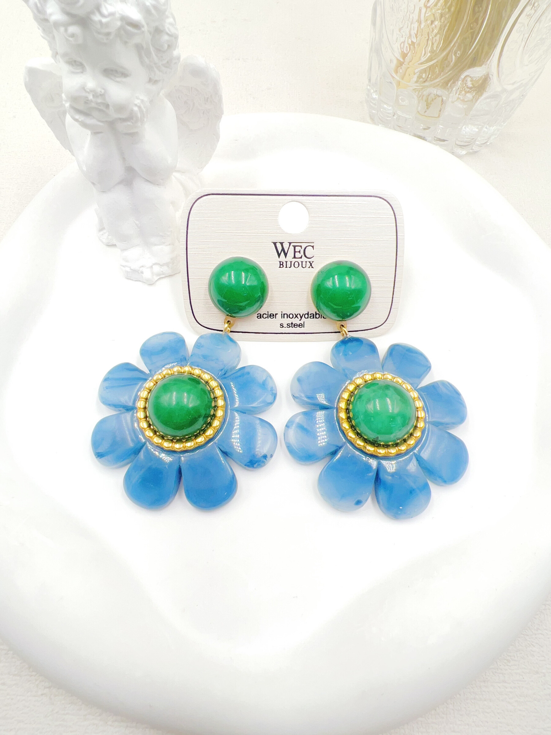 Mayorista WEC Bijoux - Arete de flores