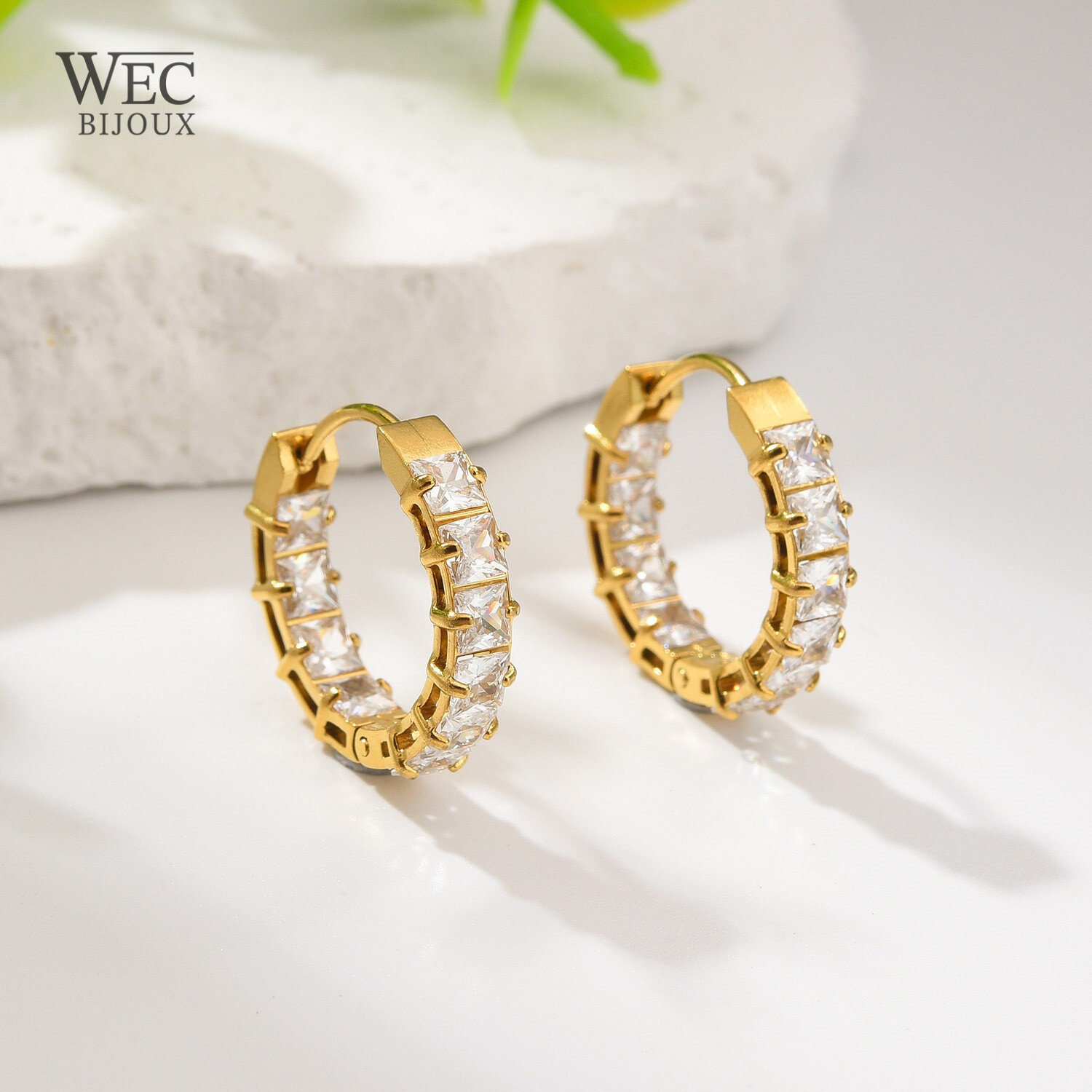 Grossiste WEC Bijoux - BOUCLES D'OREILLES EN ACIER INOXYDABLE