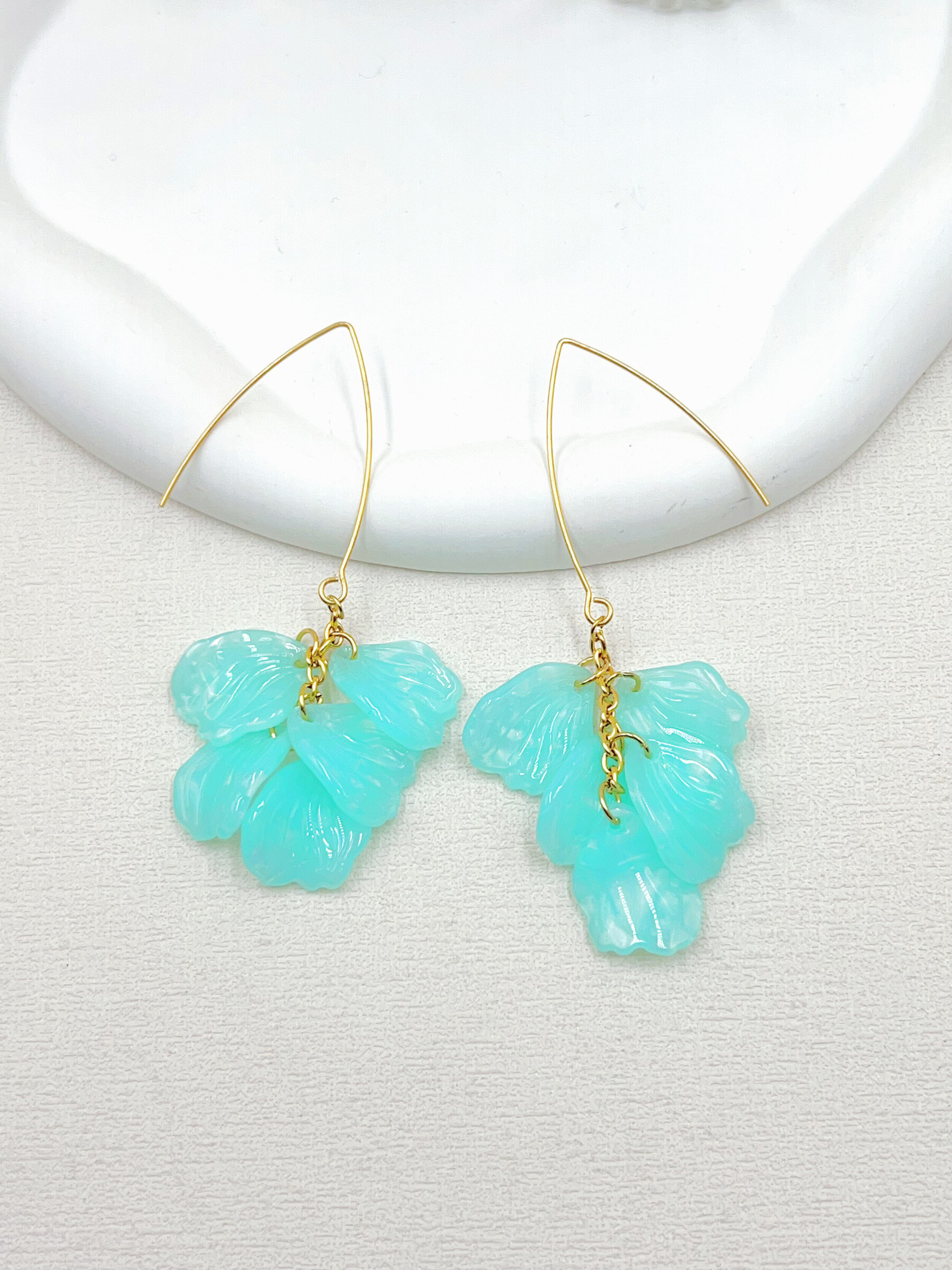 Mayorista WEC Bijoux - Pendientes de acero inoxidable, resina