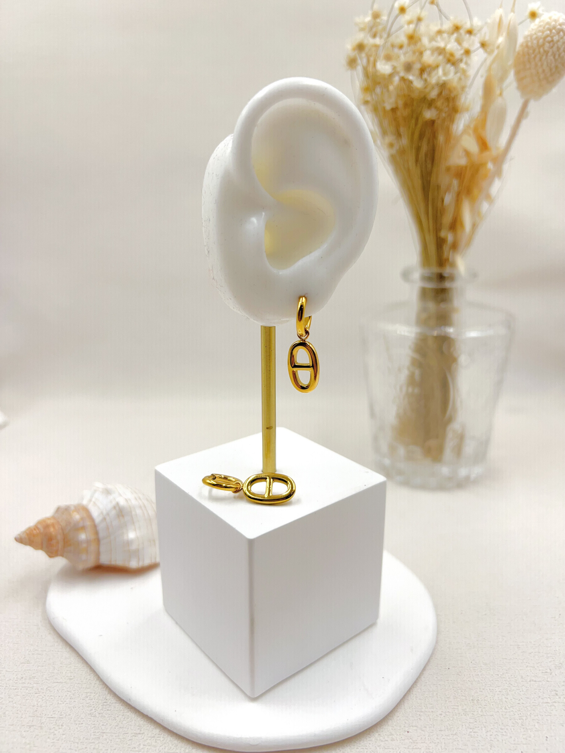 Mayorista WEC Bijoux - Pendientes de acero inoxidable
