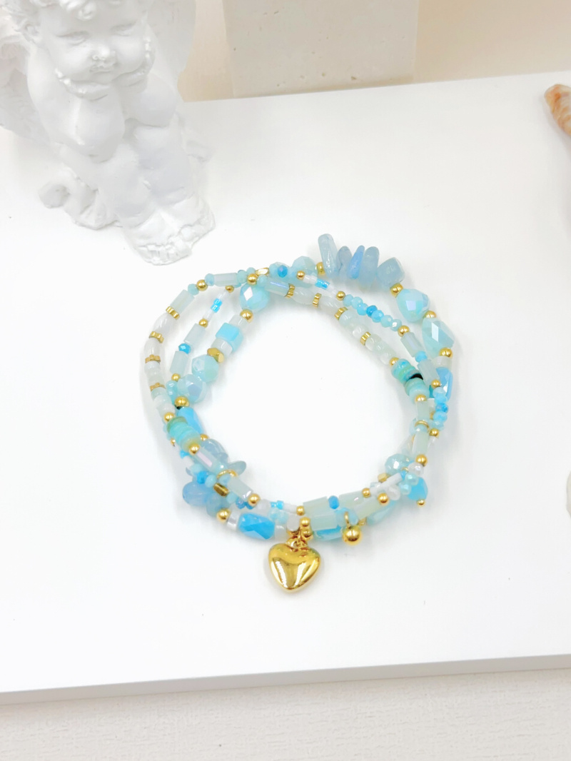Mayorista WEC Bijoux - SET DE 3 PULSERAS DE ACERO ELÁSTICO