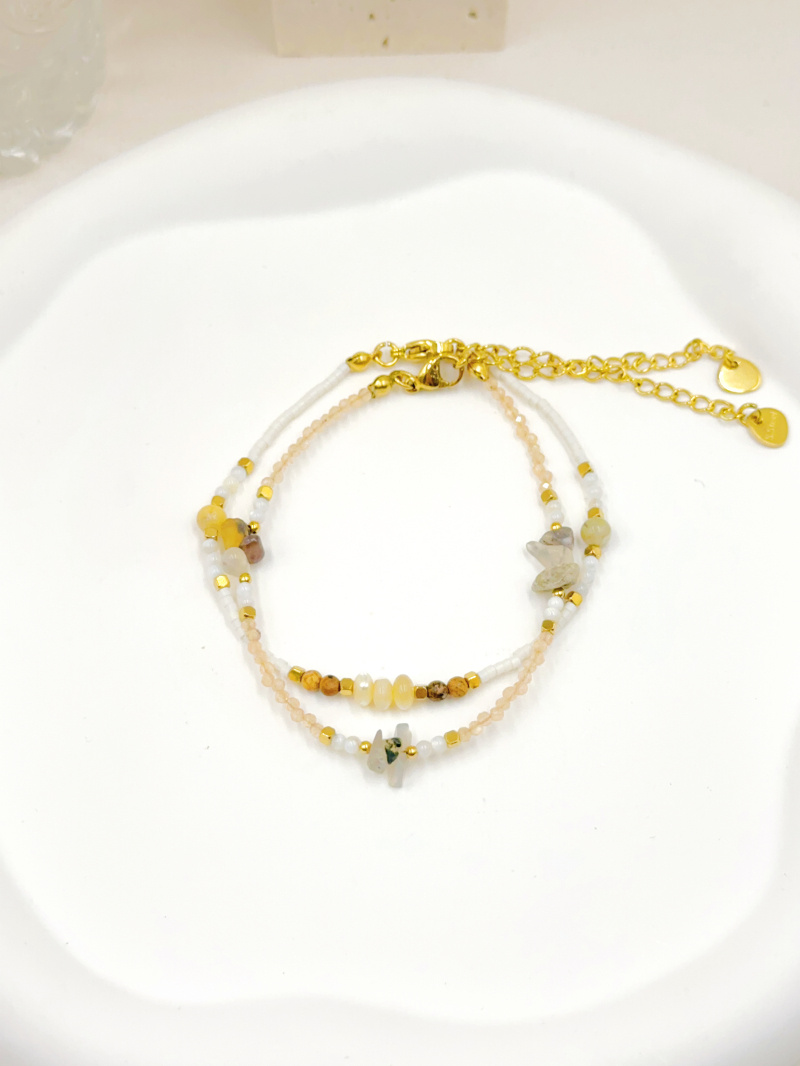 Grossista WEC Bijoux - SET DI 2 BRACCIALI IN ACCIAIO INOSSIDABILE