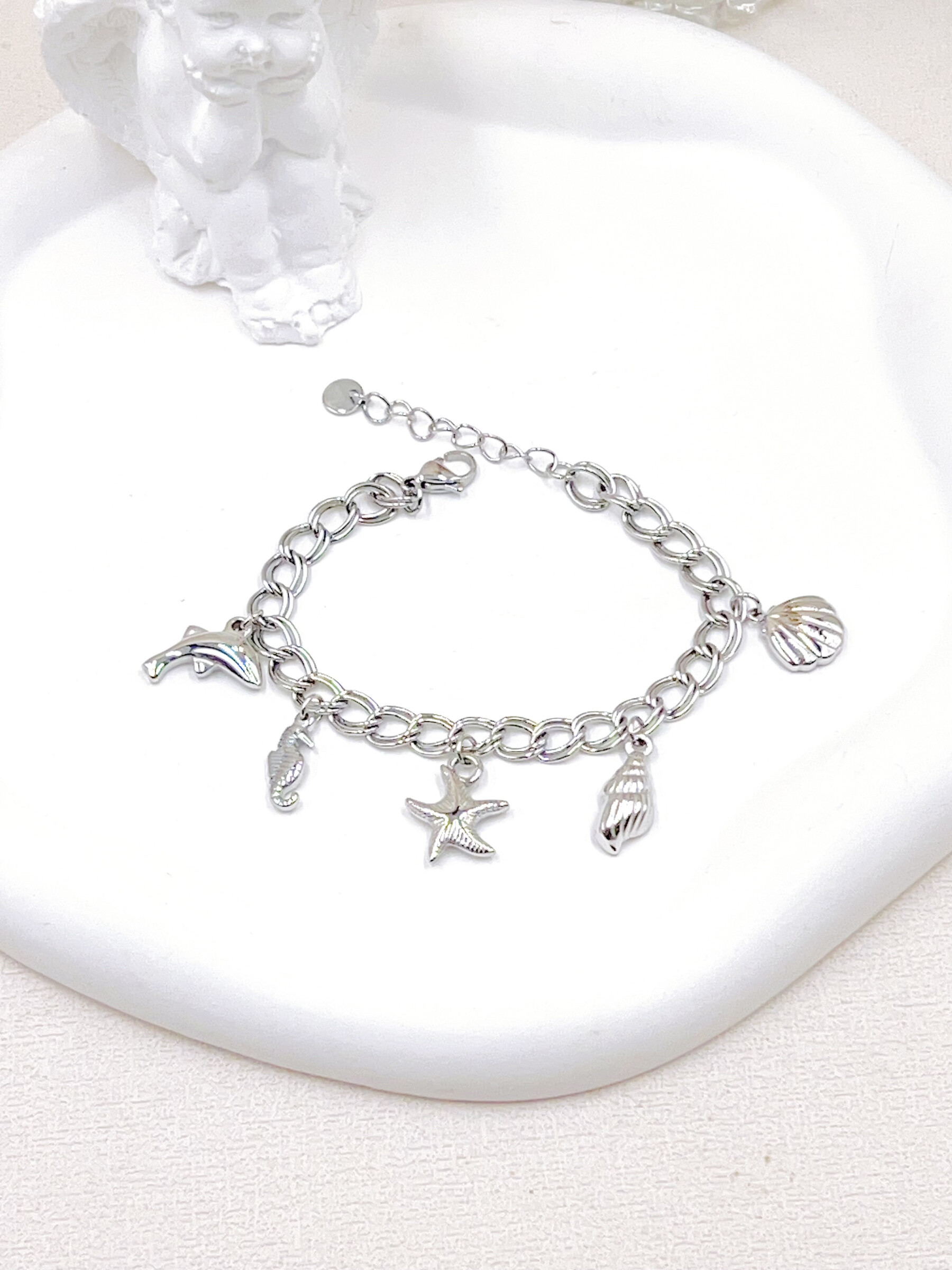 Mayorista WEC Bijoux - PULSERA ESTRELLA DE MAR DE ACERO INOXIDABLE