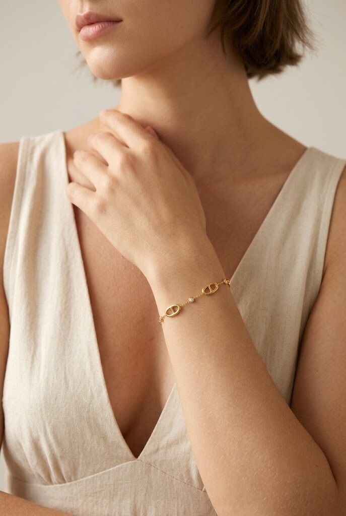 Grossiste WEC Bijoux - Bracelet en Acier Inoxydable & Oxydes de Zirconium