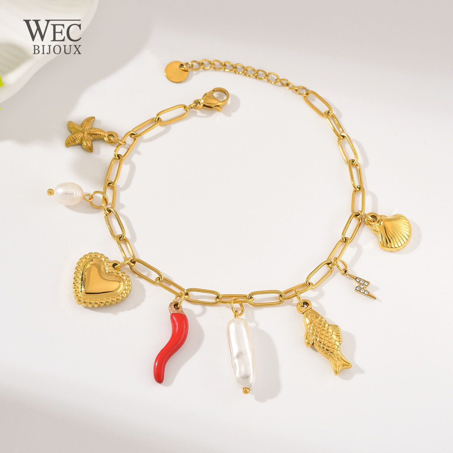 Grossista WEC Bijoux - Bracciale in acciaio inossidabile