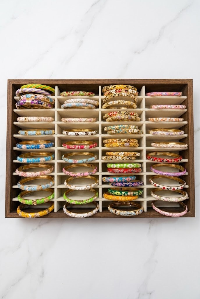 Grossiste WEC Bijoux - Lot de 12 Bracelet Jonc Aléatoire