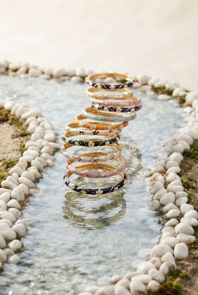 Grossiste WEC Bijoux - Lot de 12 Bracelet Jonc Thaïlandaise