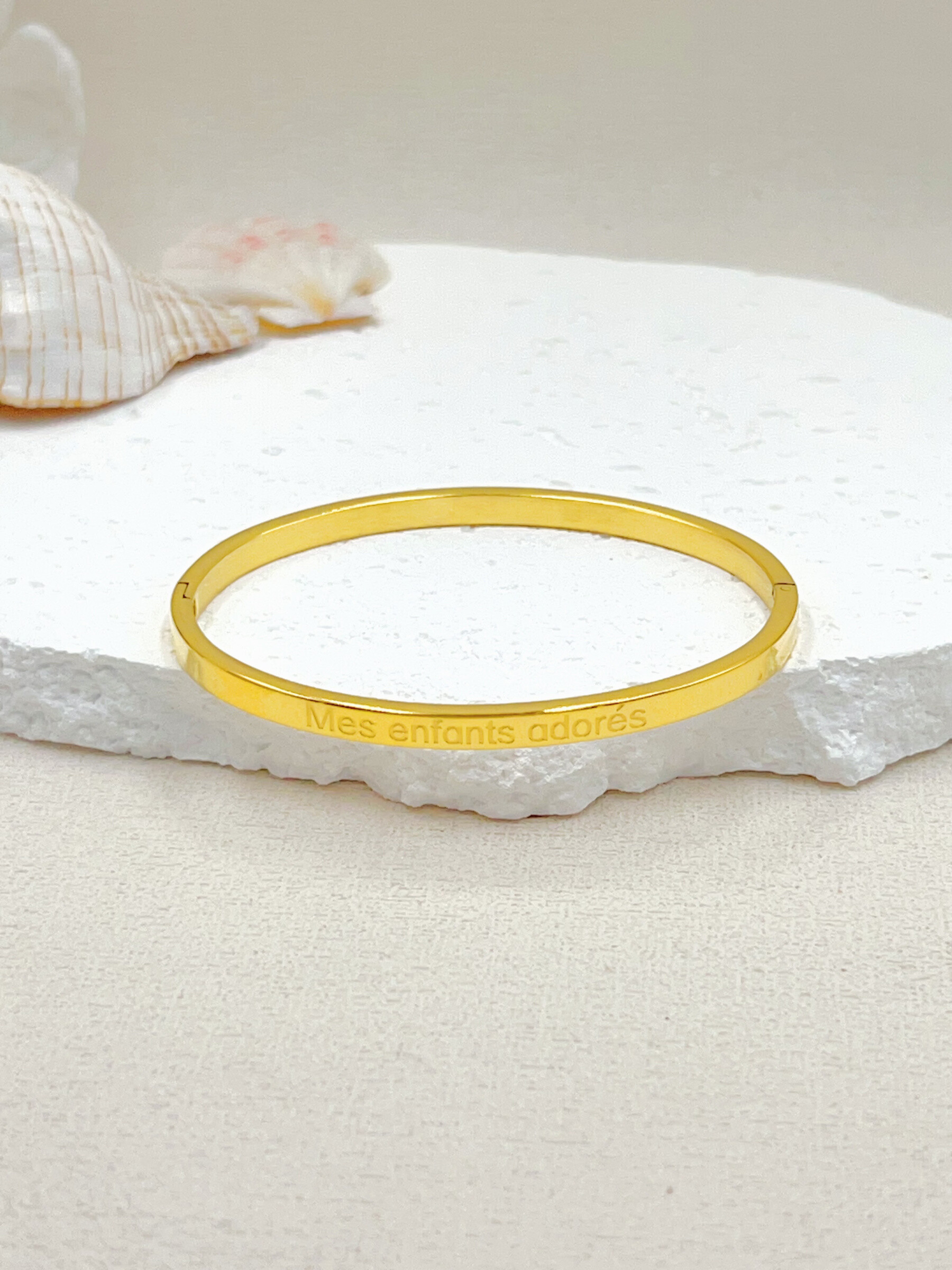 Grossista WEC Bijoux - Bracciale Message "My Adorated Son" in acciaio inossidabile