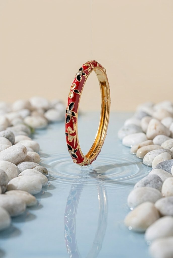 Grossiste WEC Bijoux - Bracelet Jonc Thaïlandais en Métal Doré