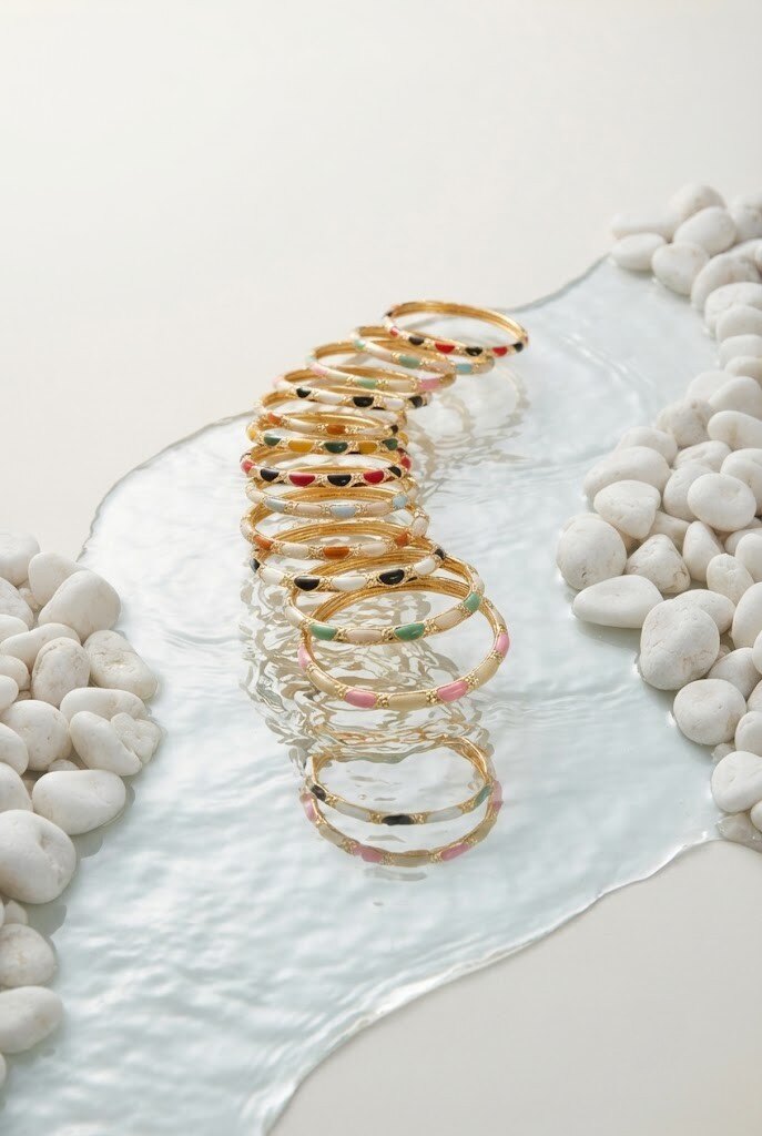 Grossiste WEC Bijoux - Lot de 12 Bracelet Jonc Thaïlandaise