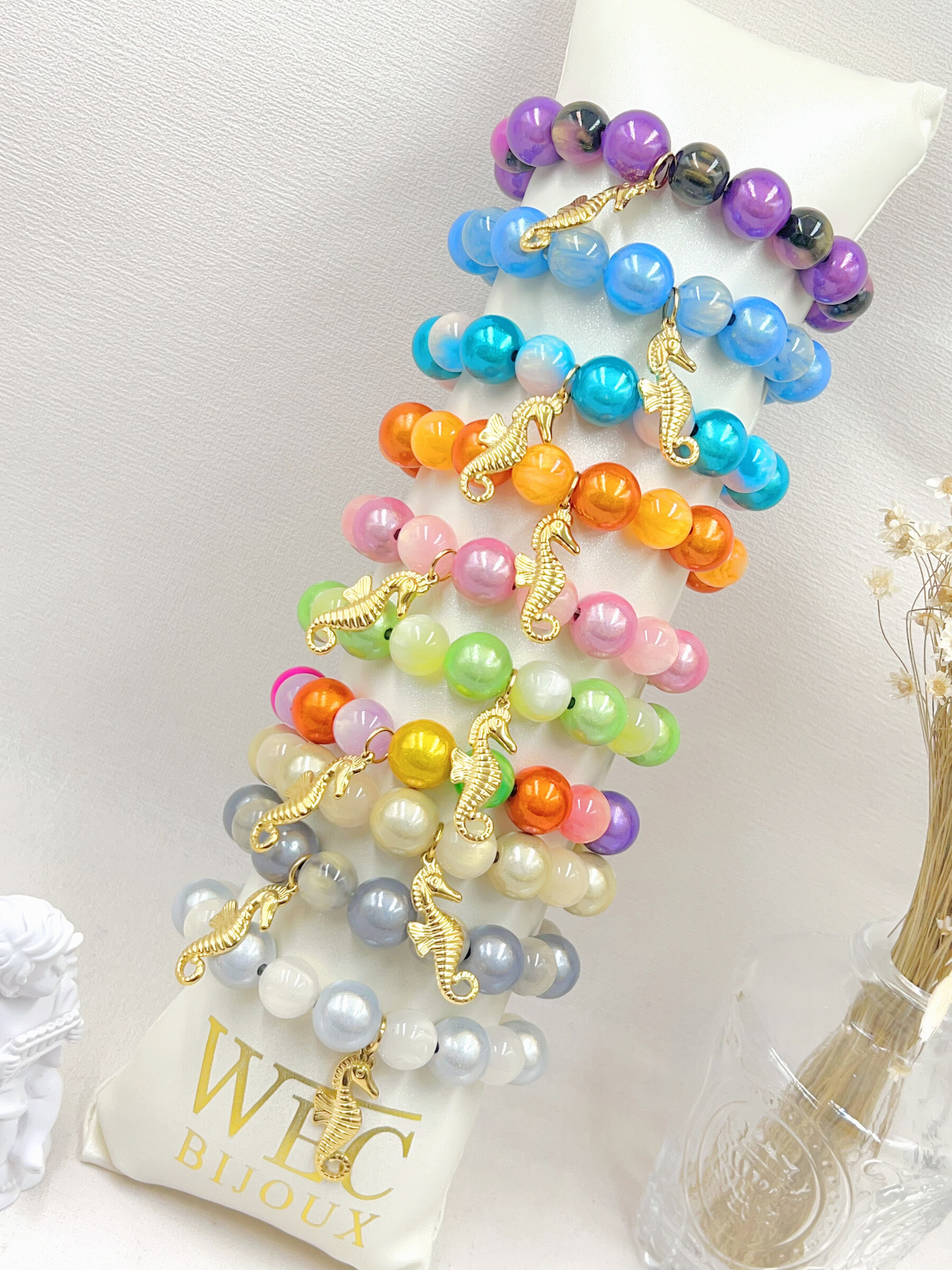 Grossiste WEC Bijoux - BRACELET BUBBLE AVEC PENDENTIF EN ACIER