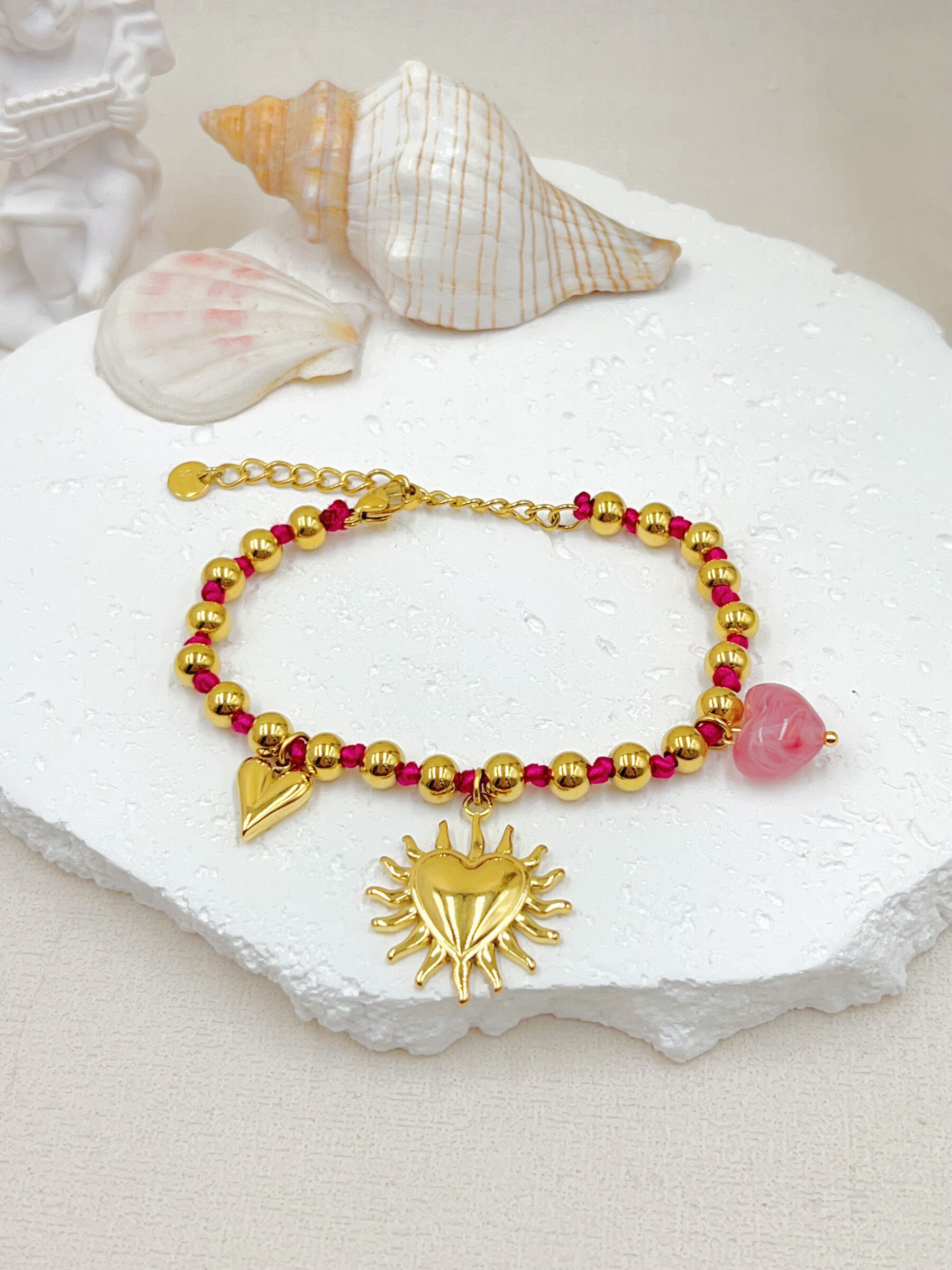Grossista WEC Bijoux - Bracciale in acciaio inossidabile, corda, fascino