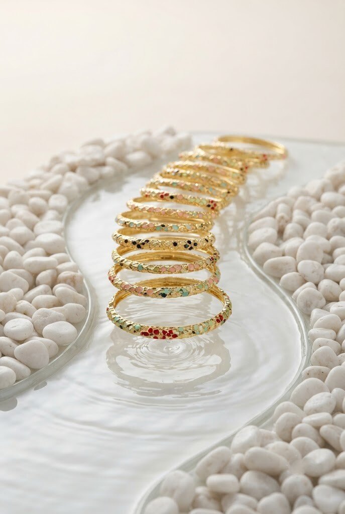 Grossiste WEC Bijoux - Lot de 12 Bracelet Jonc Thaïlandaise