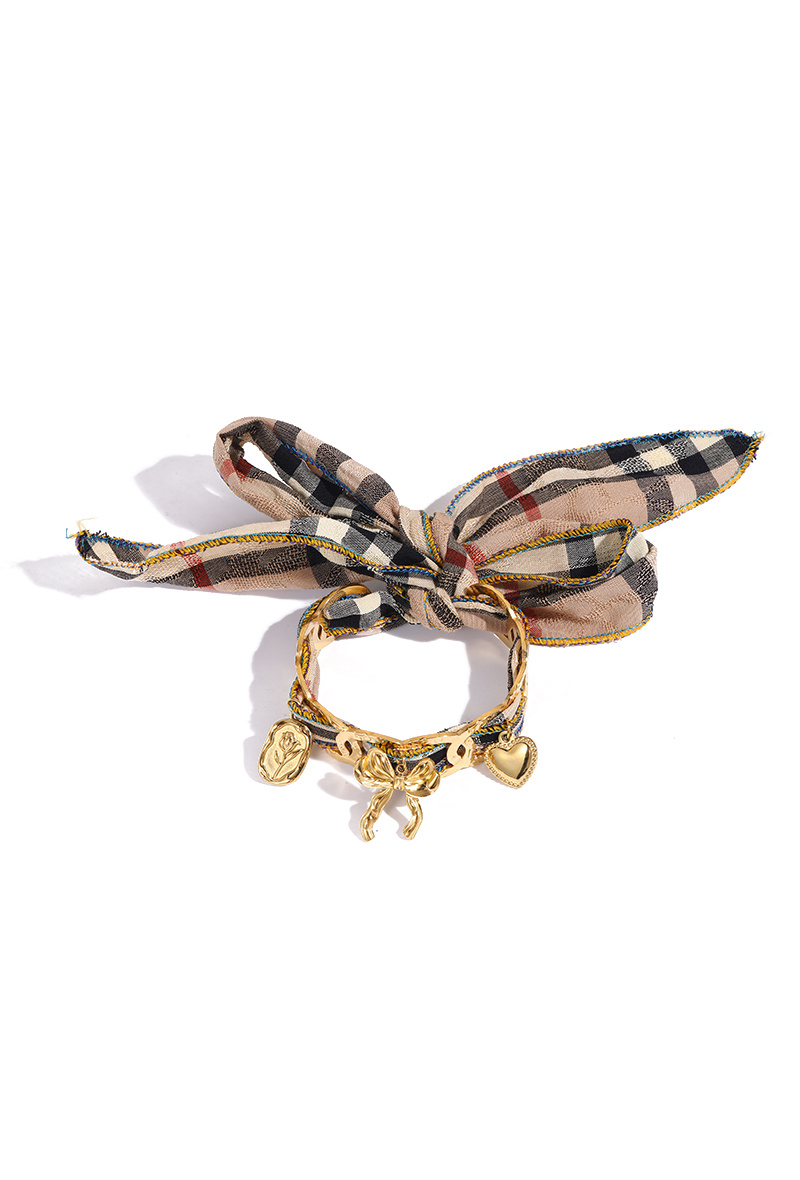 Mayorista WEC Bijoux - PULSERA DE ACERO INOXIDABLE CON PAÑUELO