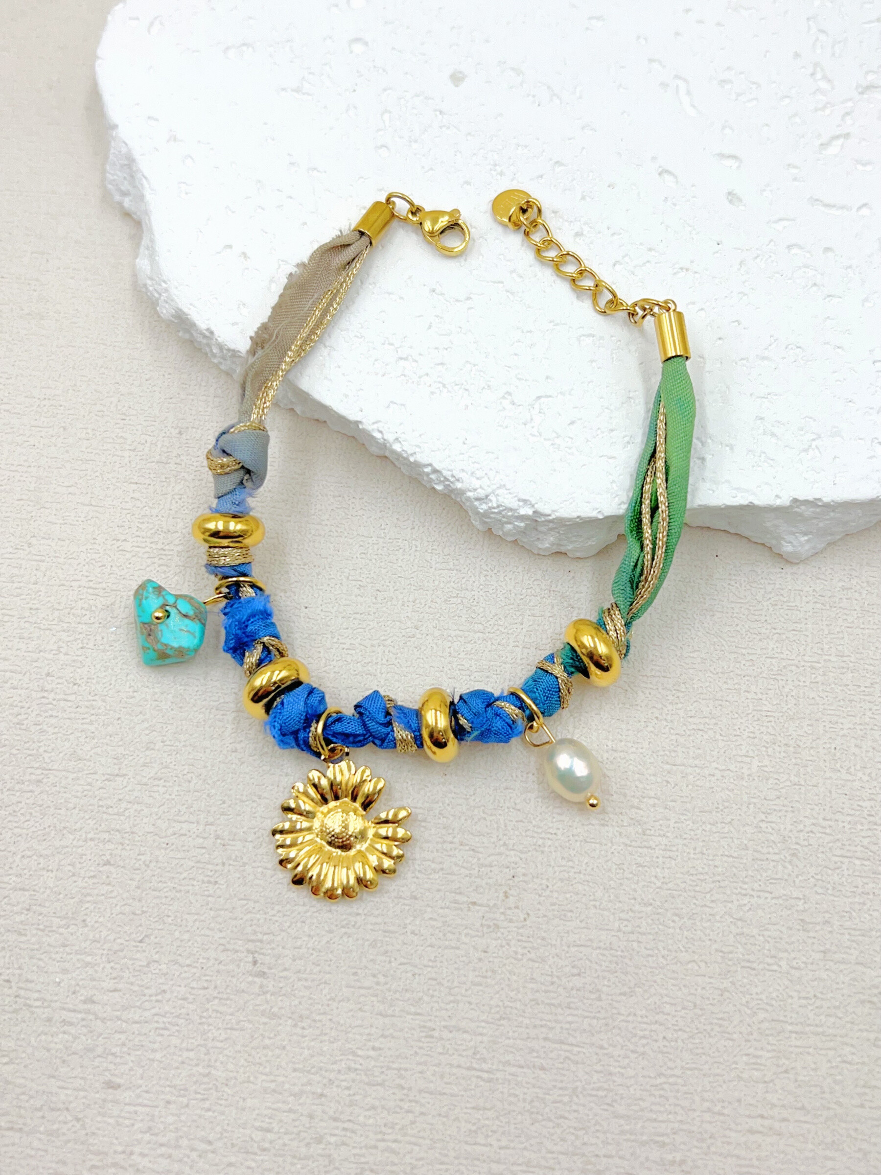 Grossista WEC BIJOUX - Bracciale in acciaio inossidabile, tessuto, fascino