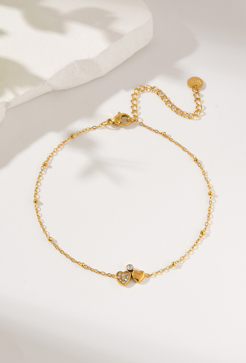 Grossista WEC BIJOUX - Catene cavigliere in acciaio inossidabile con strass