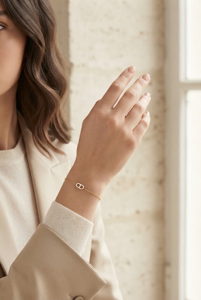 Grossista WEC Bijoux - Bracciale a Maglia Fine in Acciaio Inossidabile