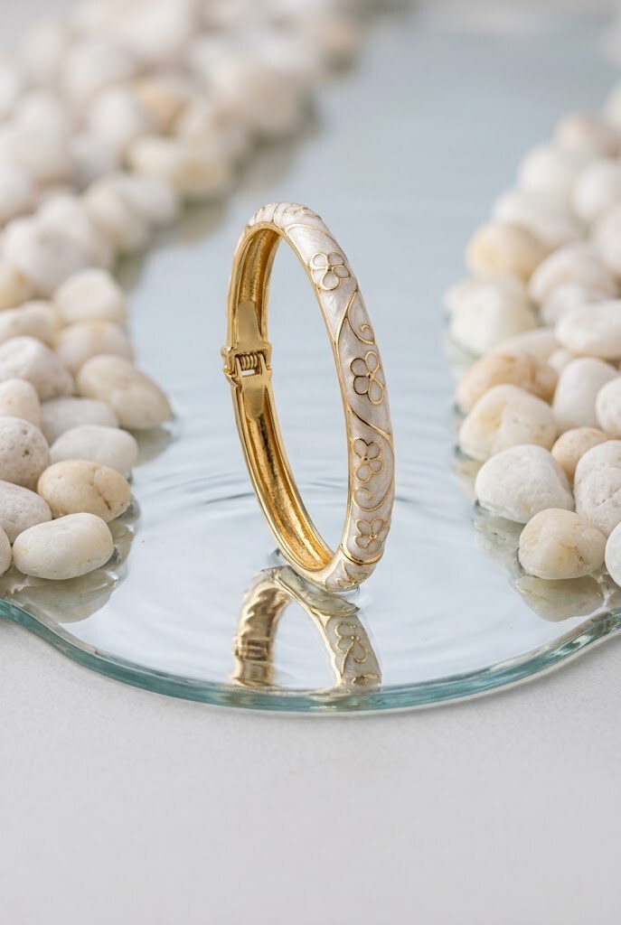 Grossiste WEC Bijoux - Bracelet Jonc Thaïlandais en Métal Doré