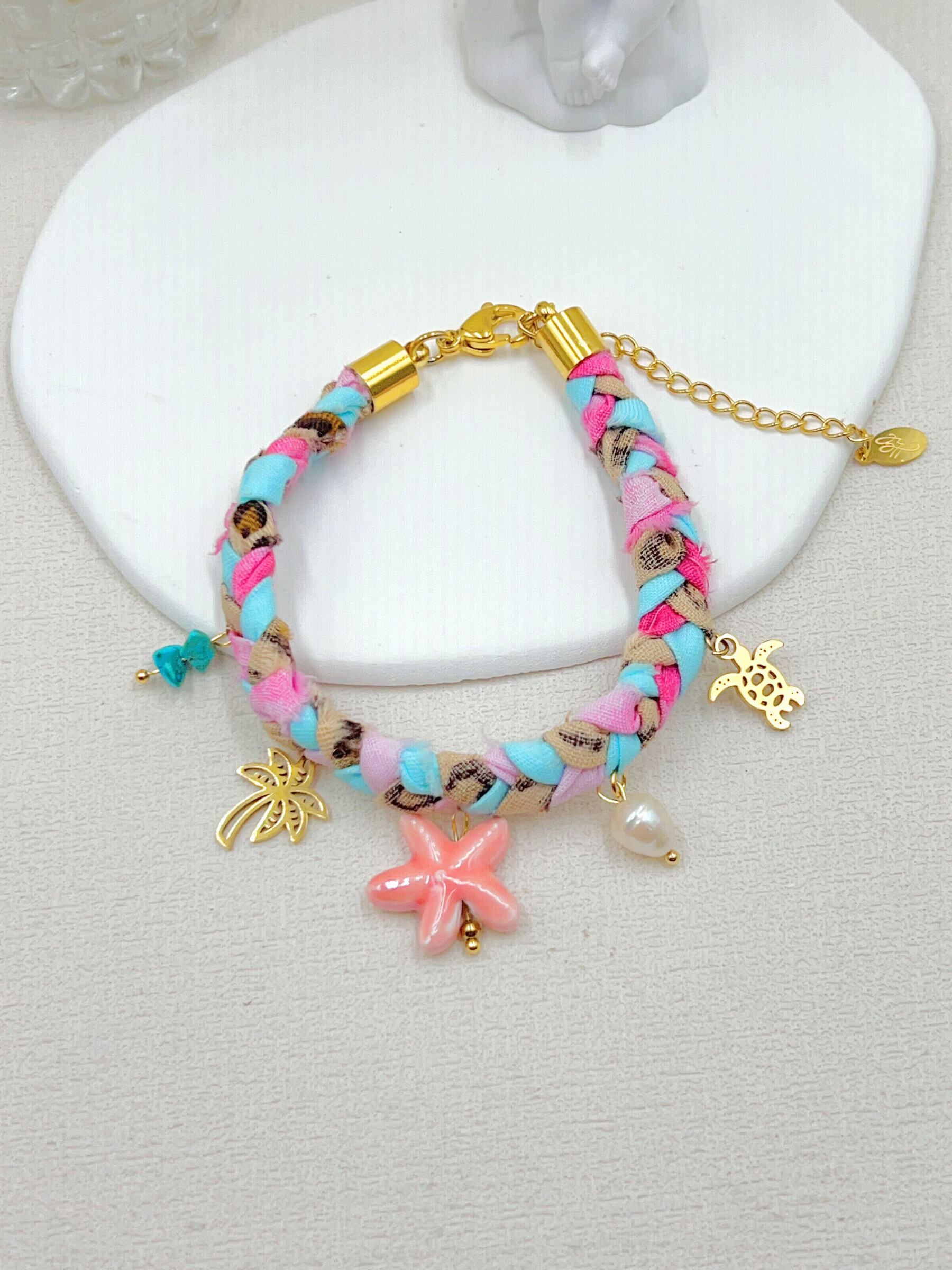 Grossista WEC Bijoux - Bracciale in acciaio, tessuto