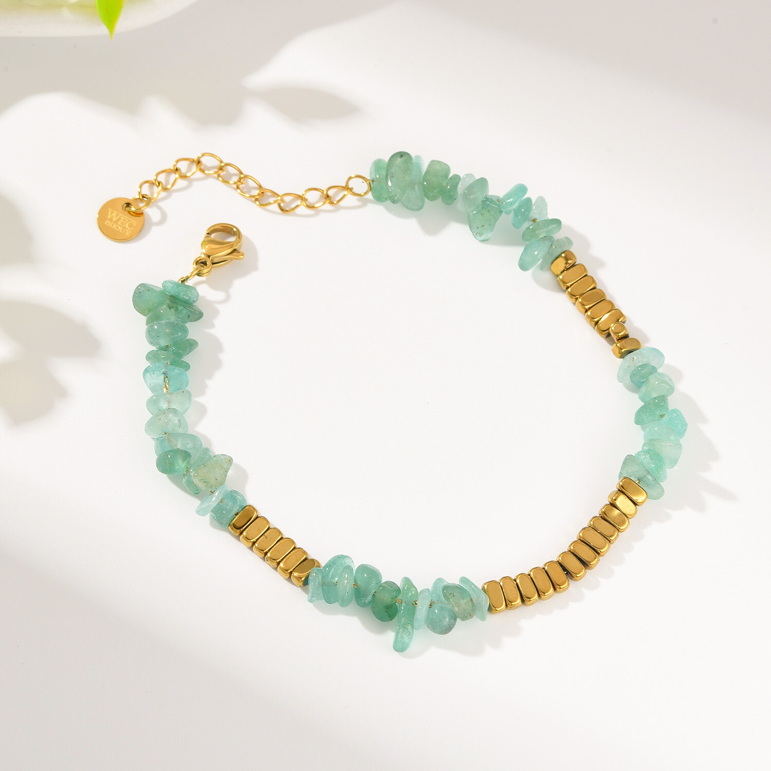 Grossista WEC Bijoux - Bracciale in acciaio inossidabile, pietra