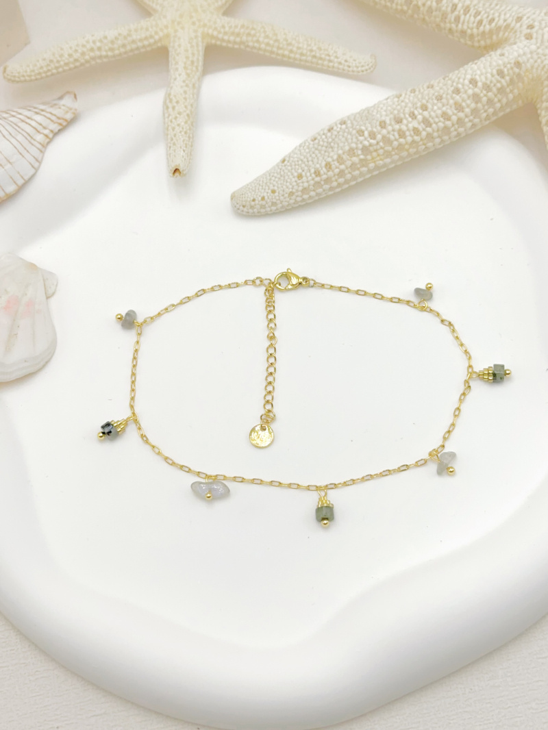 Wholesaler WEC Bijoux - STAINLESS STEEL ANKLE CHAIN