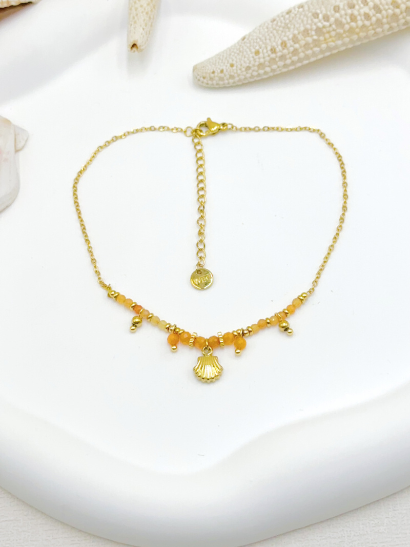 Mayorista WEC Bijoux - CADENA DE TOBILLO DE ACERO INOXIDABLE