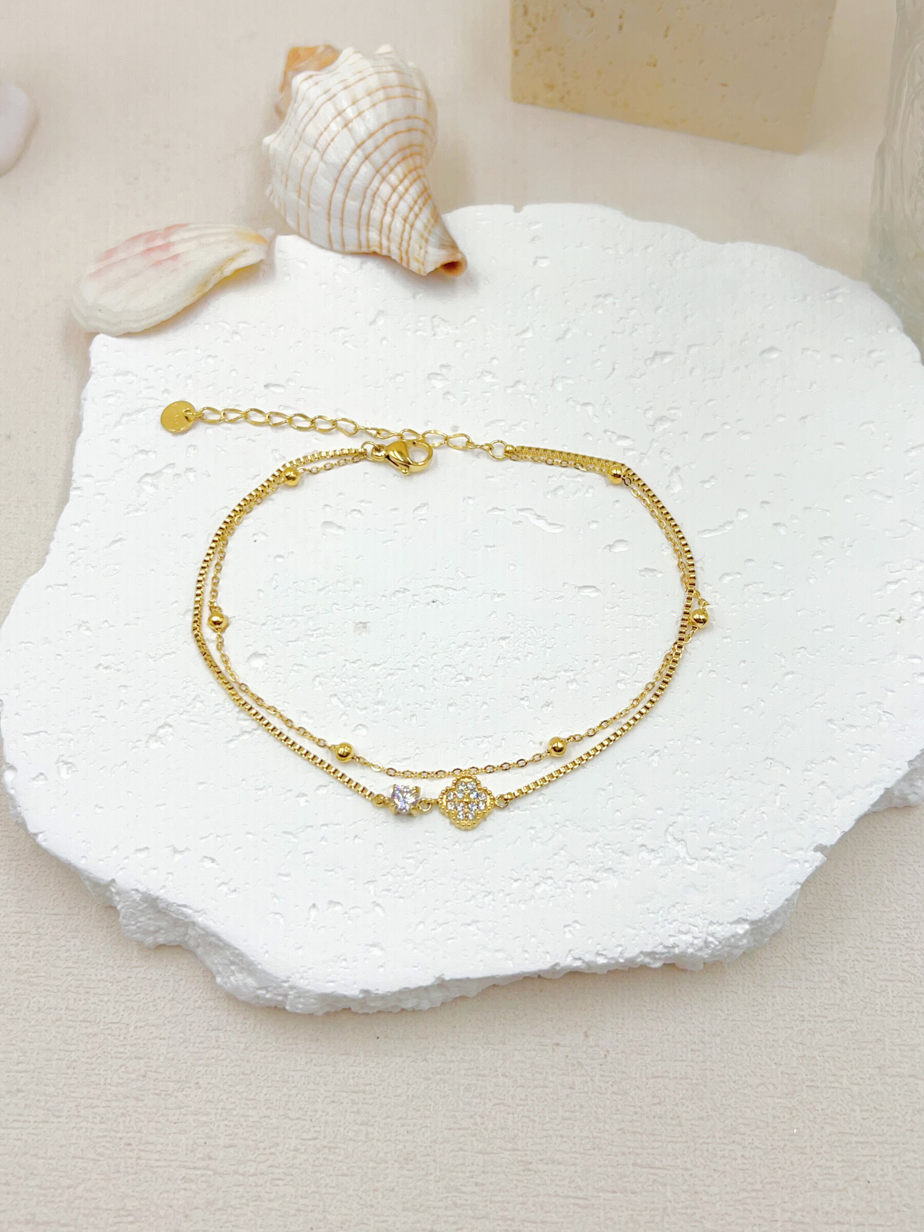 Wholesaler WEC Bijoux - Stainless steel ankle chain