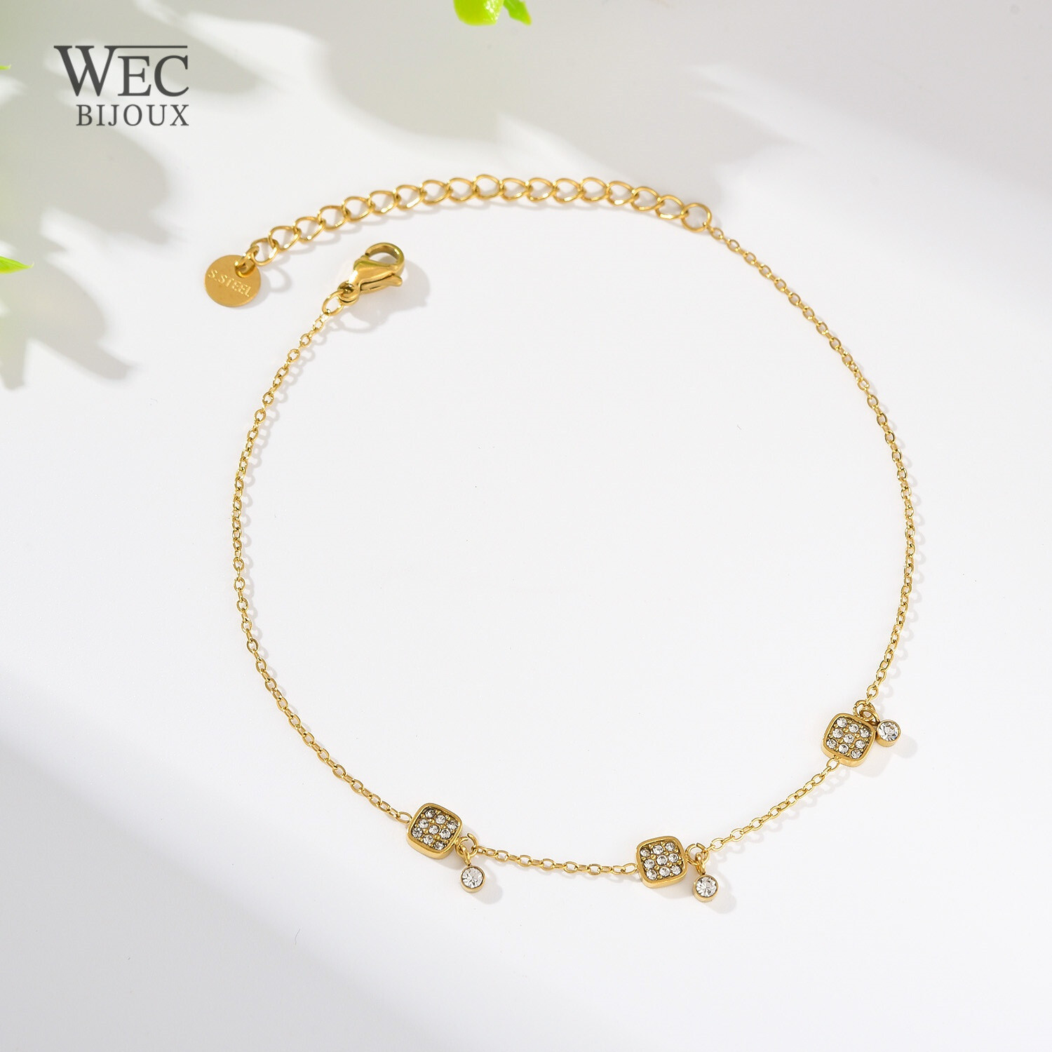 Wholesaler WEC Bijoux - Stainless steel ankle chain