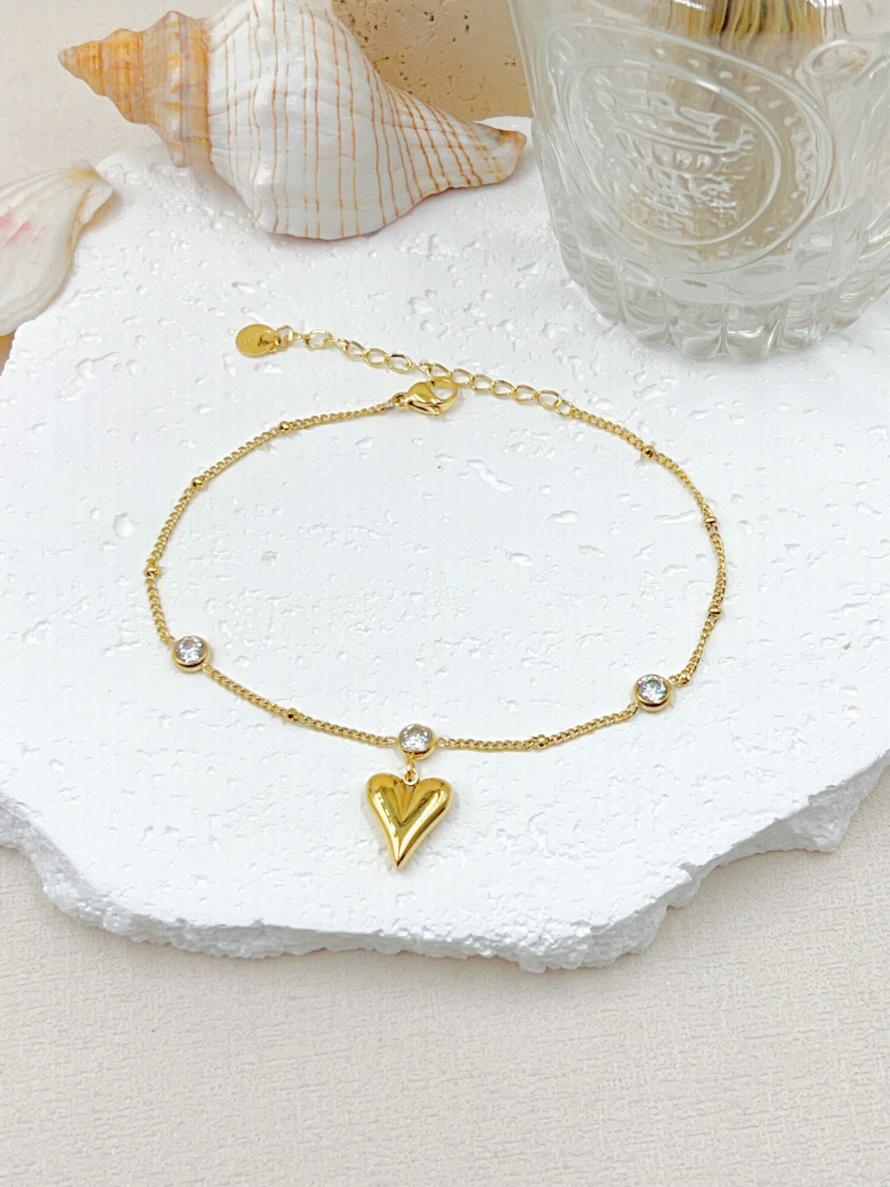 Mayorista WEC Bijoux - Cadena de tobillo de acero inoxidable