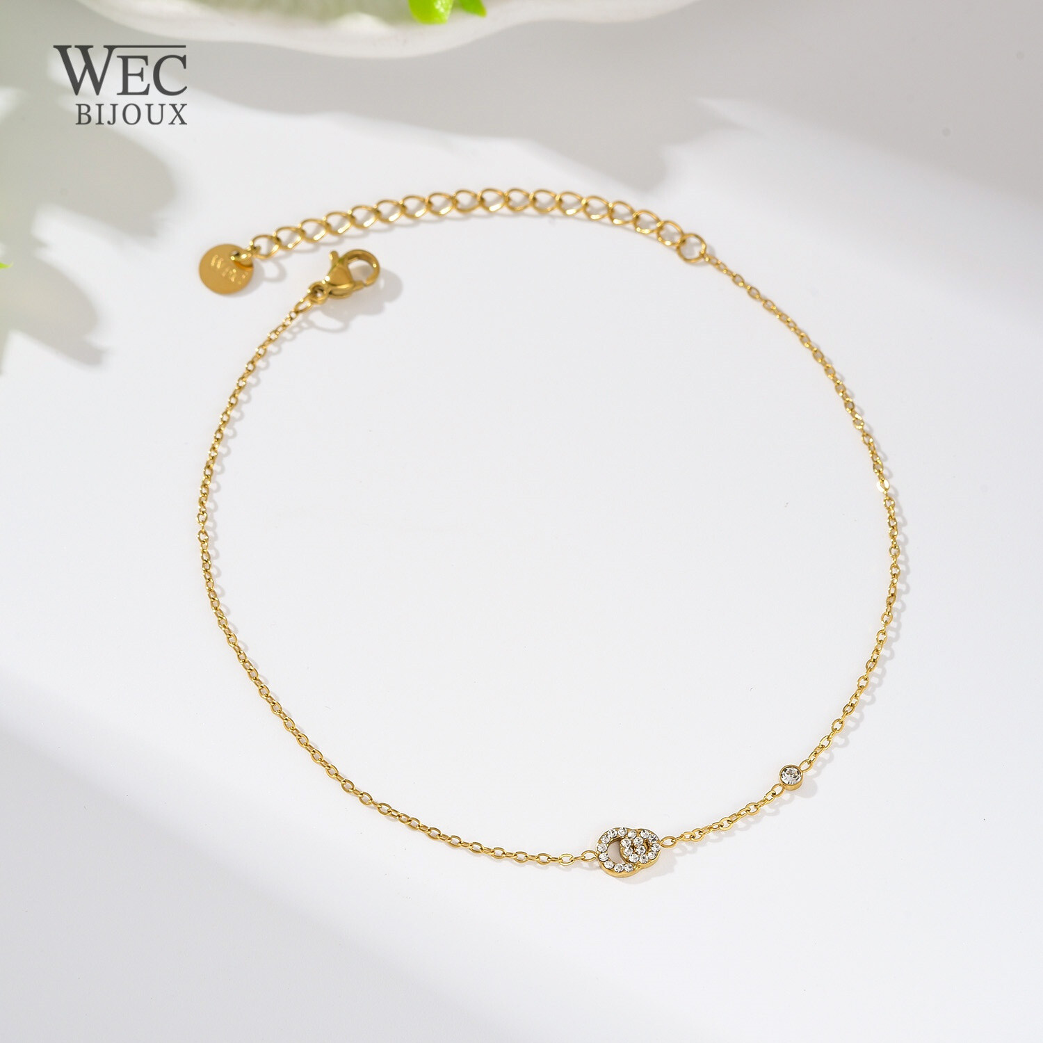 Wholesaler WEC Bijoux - Stainless steel ankle chain