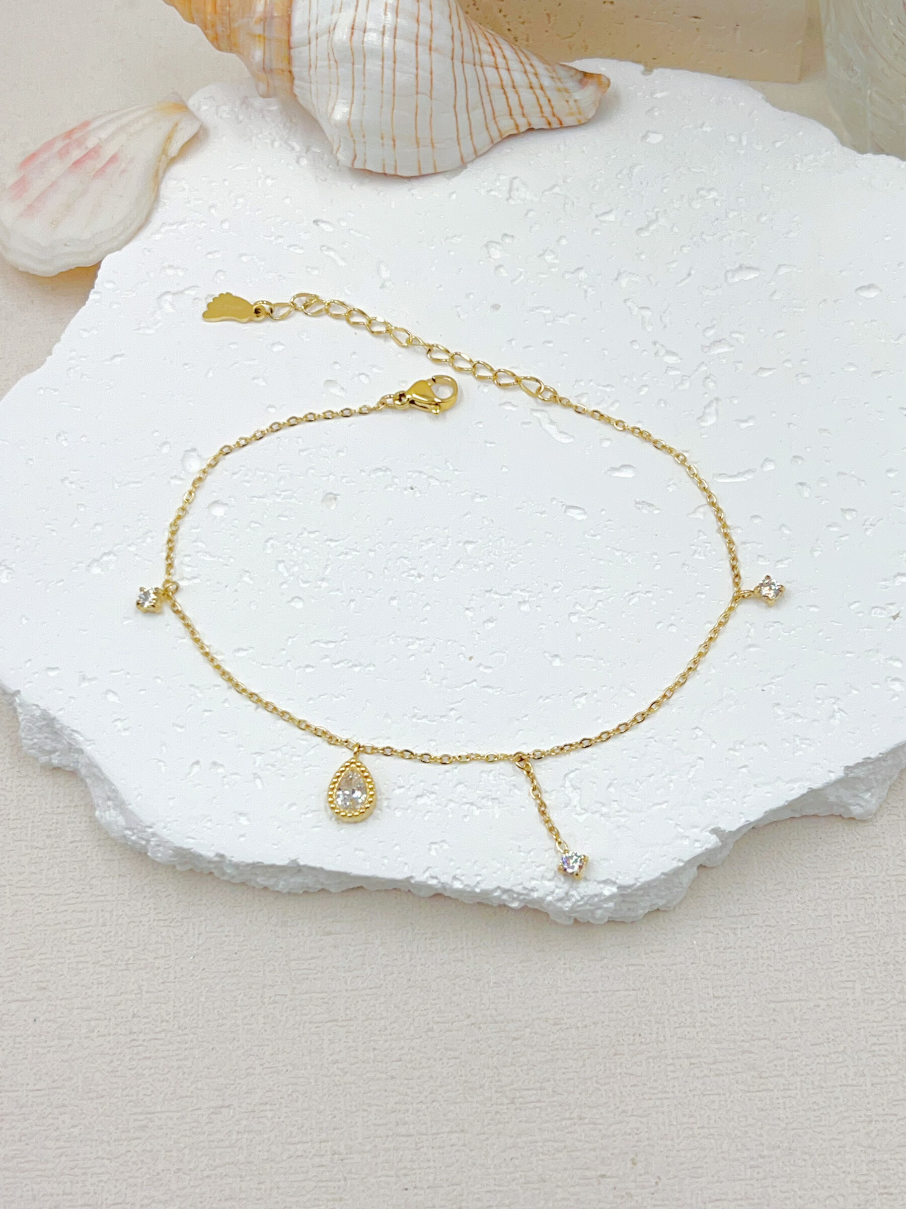 Wholesaler WEC Bijoux - Stainless steel ankle chain