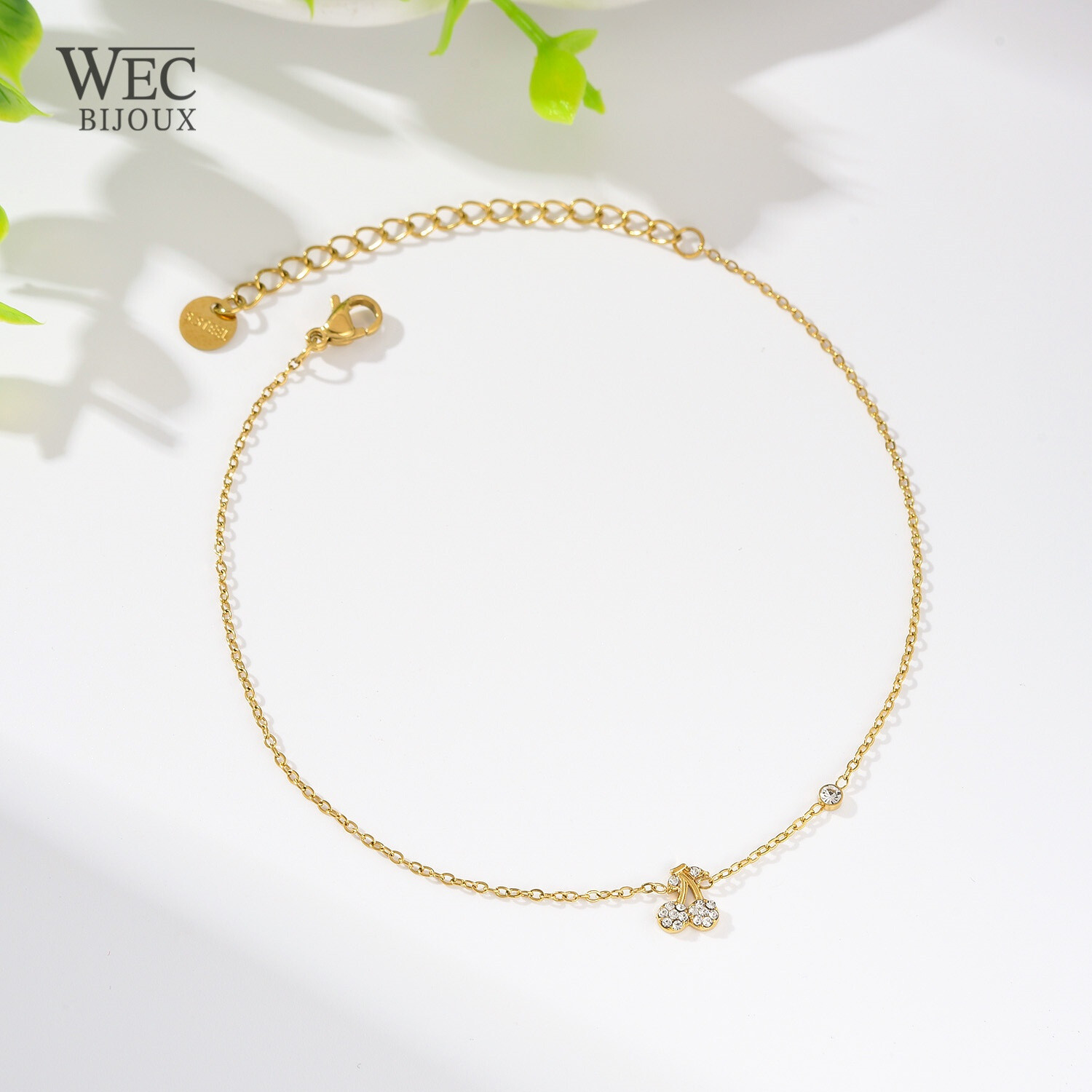 Wholesaler WEC Bijoux - Stainless steel ankle chain
