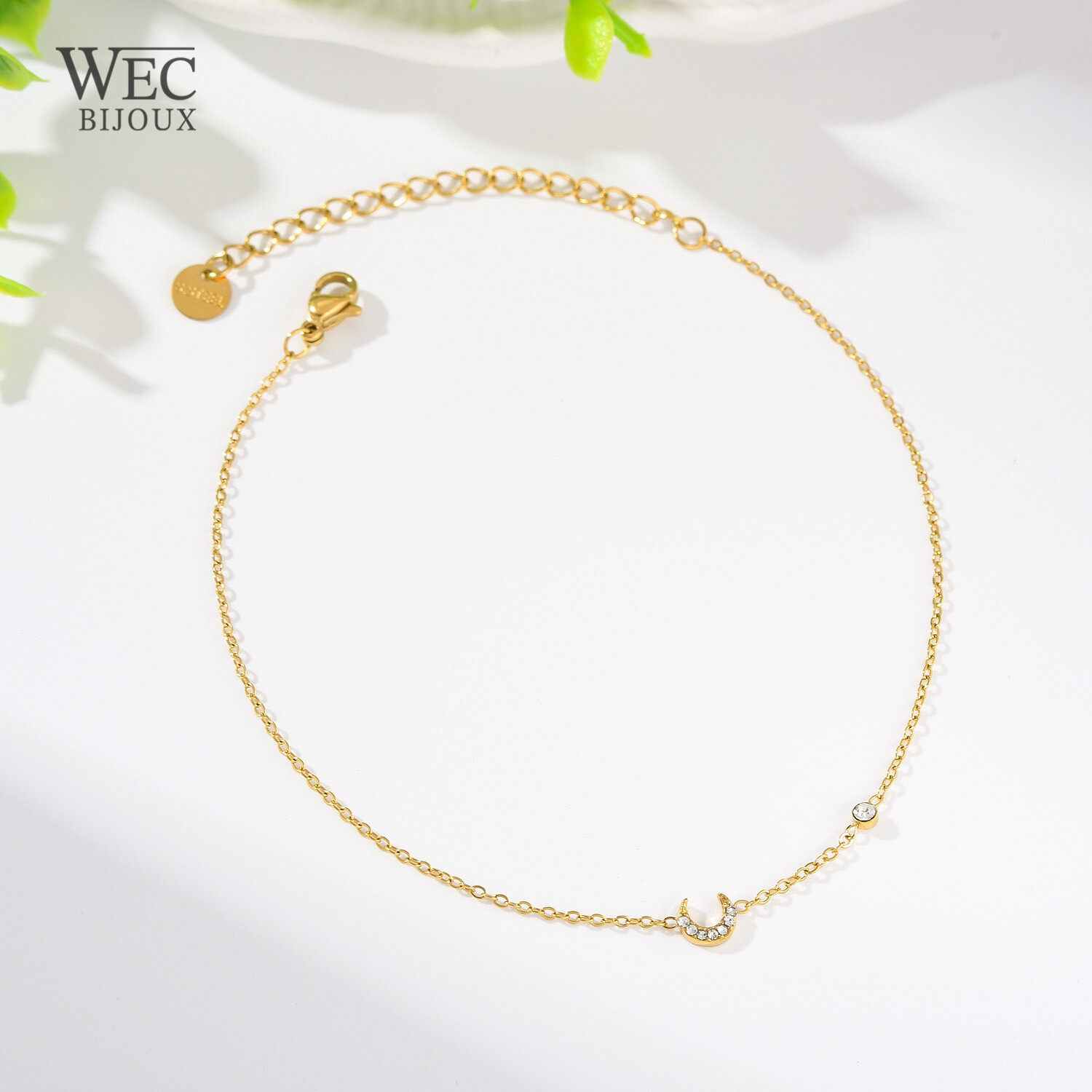 Wholesaler WEC Bijoux - Stainless steel ankle chain