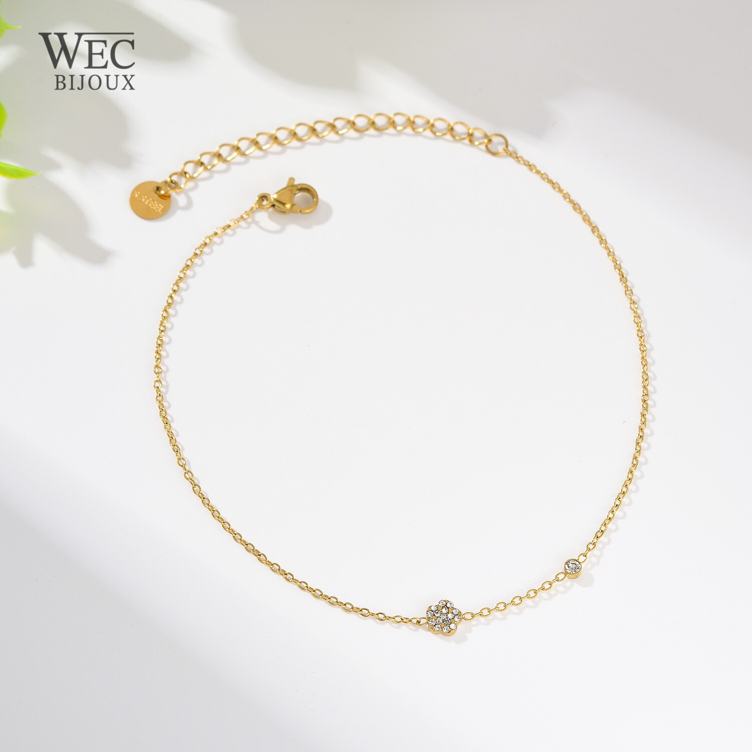 Wholesaler WEC Bijoux - Stainless steel ankle chain