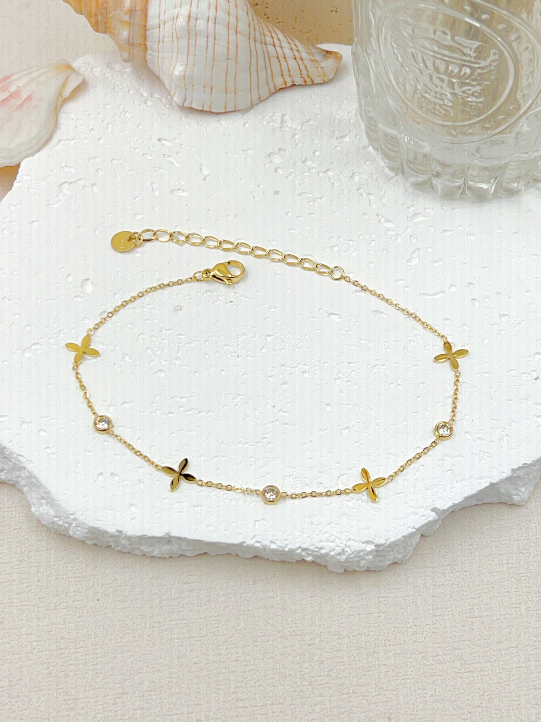 Wholesaler WEC Bijoux - Stainless steel ankle chain
