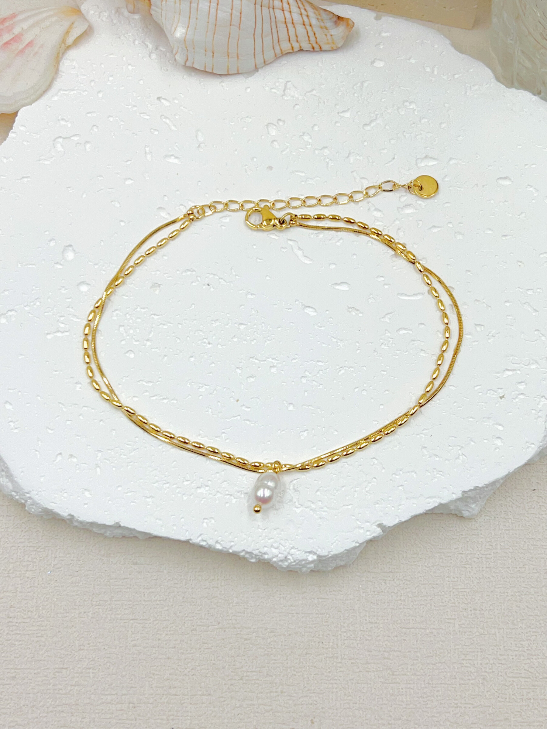 Wholesaler WEC Bijoux - Stainless steel ankle chain