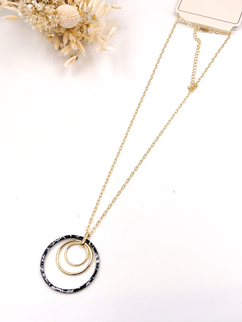 Mayorista WEC Bijoux - COLLAR LARGO DE ACERO INOXIDABLE