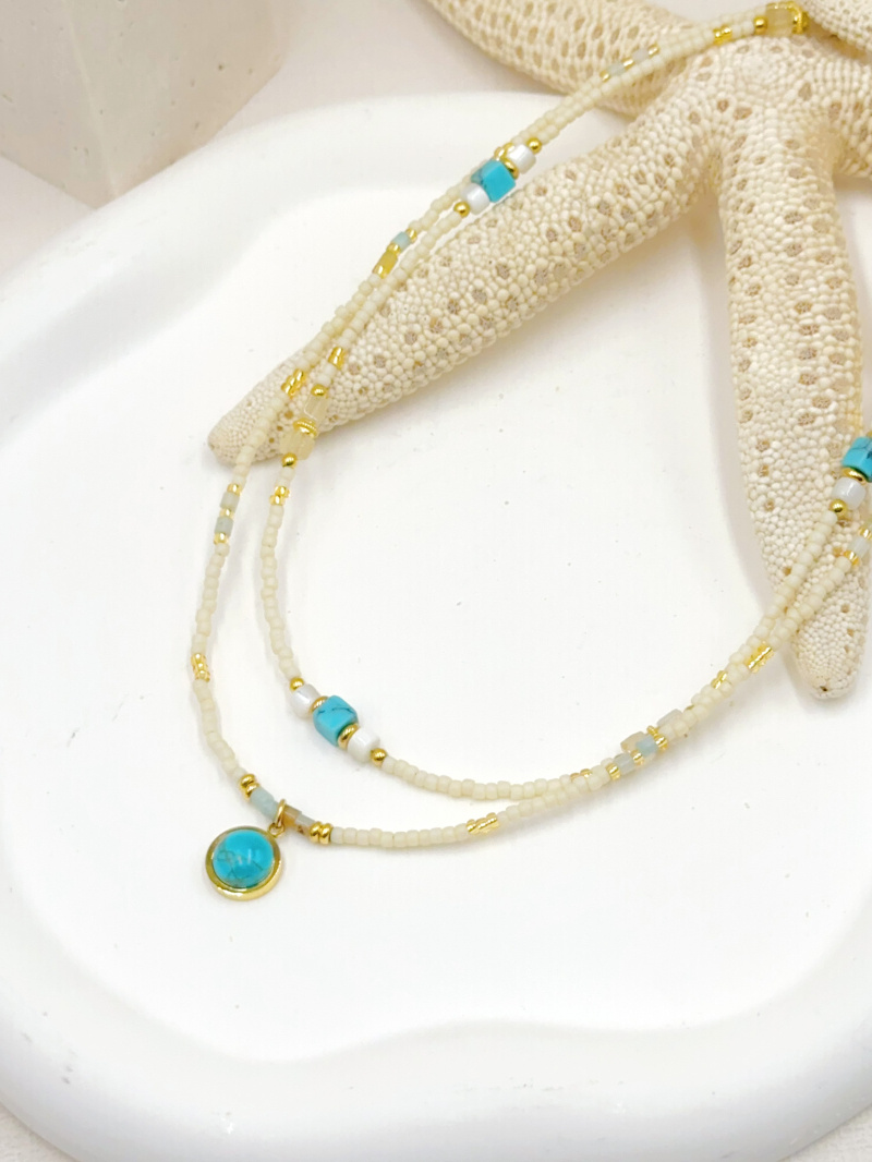 Mayorista WEC Bijoux - SET DE 2 COLLARES DE ACERO INOXIDABLE