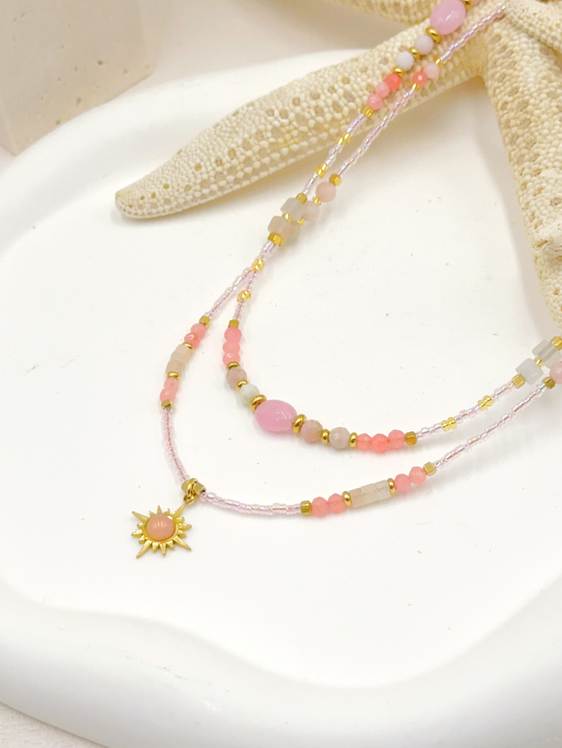Mayorista WEC Bijoux - SET DE 2 COLLARES DE ACERO INOXIDABLE