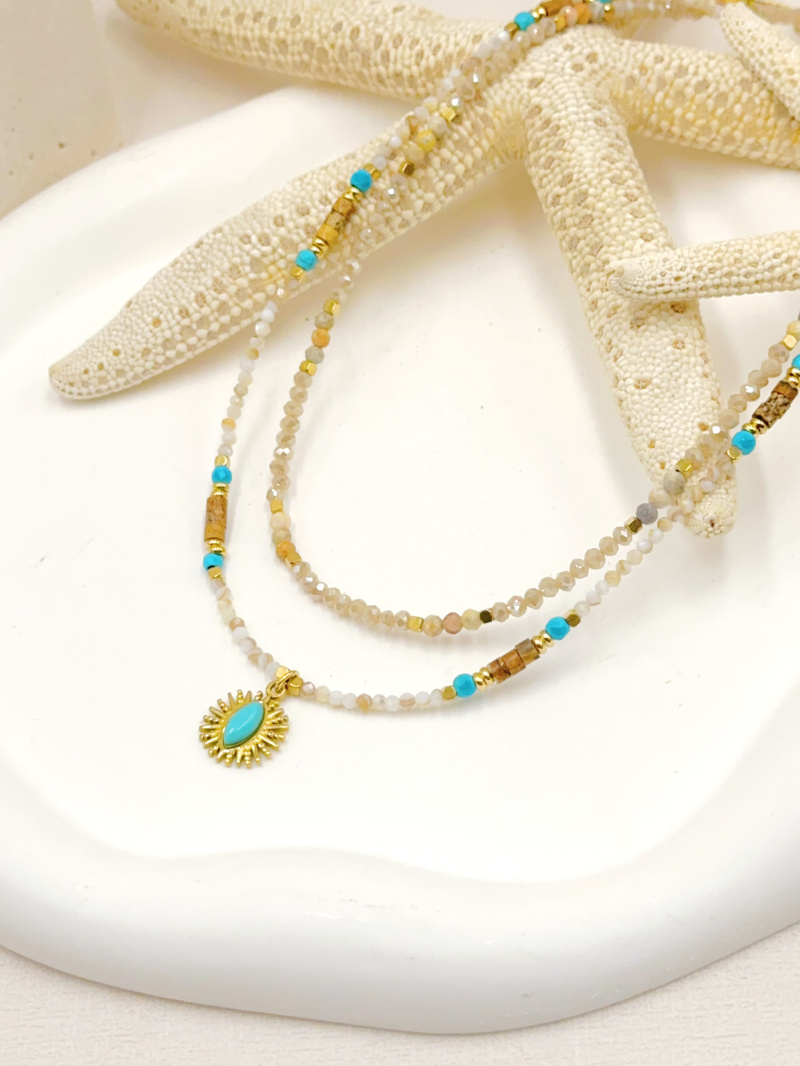 Mayorista WEC Bijoux - SET DE 2 COLLARES DE ACERO INOXIDABLE
