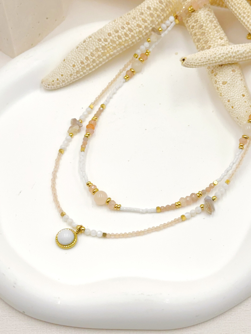 Mayorista WEC Bijoux - SET DE 2 COLLARES DE ACERO INOXIDABLE
