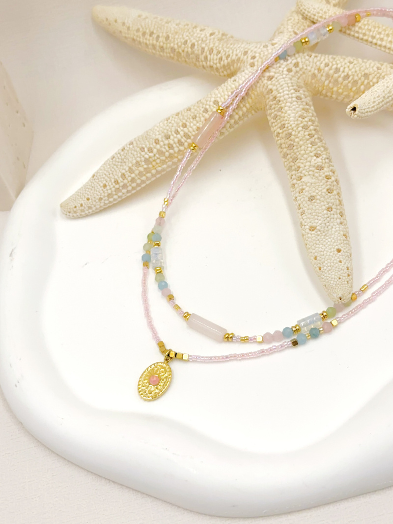 Mayorista WEC Bijoux - SET DE 2 COLLARES DE ACERO INOXIDABLE